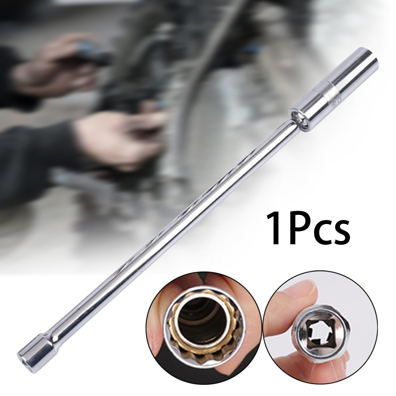 Magnetic Spark Plug Socket 3/8inch Drive 12 Points Wrench Car Repair Swivel 300mm 14mm