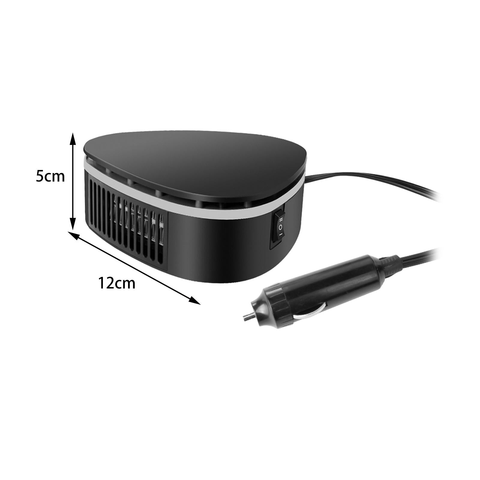 Car Heater Protable Windshield Defroster Fog Removing for Truck Boat RV With Suction Cup