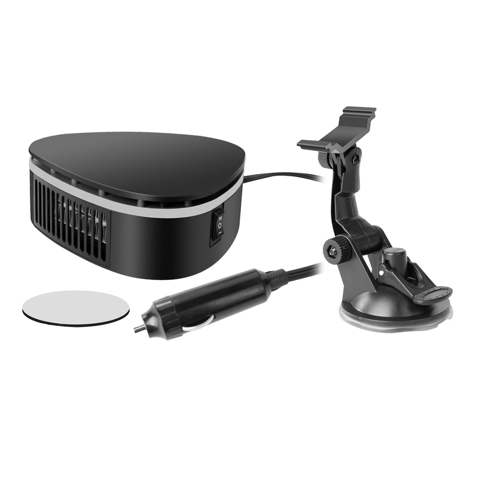 Car Heater Protable Windshield Defroster Fog Removing for Truck Boat RV With Suction Cup