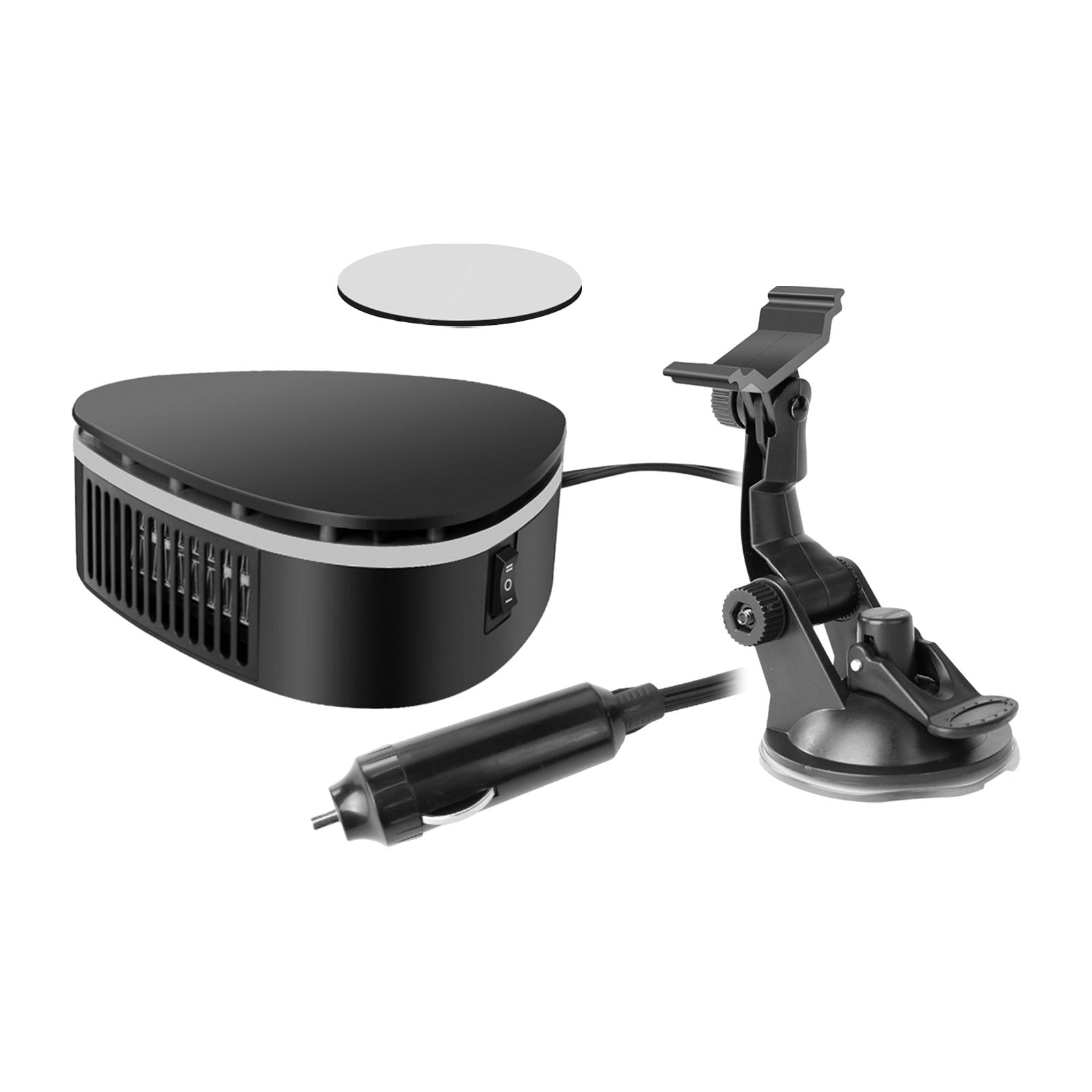 Car Heater Protable Windshield Defroster Fog Removing for Truck Boat RV With Suction Cup