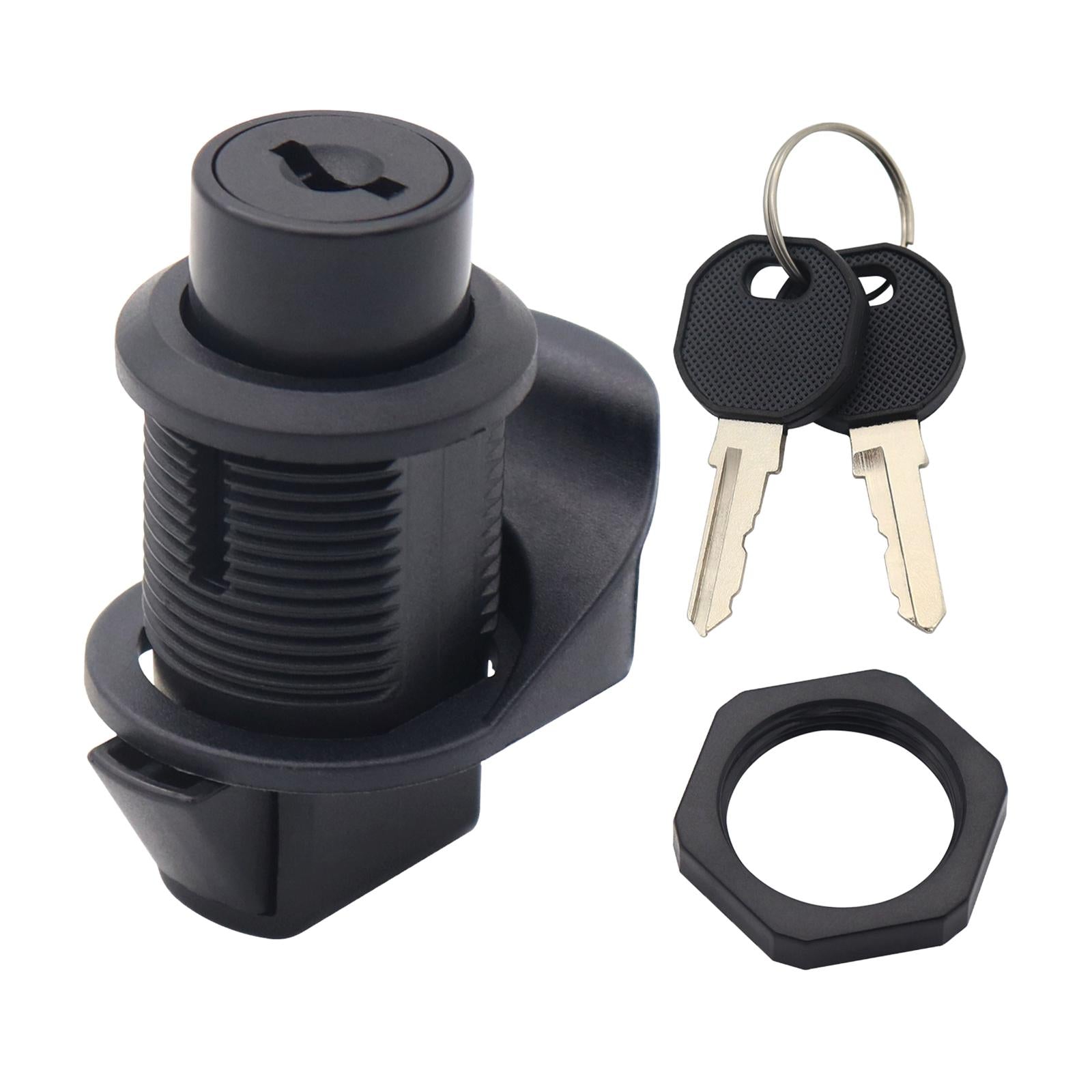 RV Paddle Entry Door Lock Latch with 2 Keys Premium up Entry Handle Knob