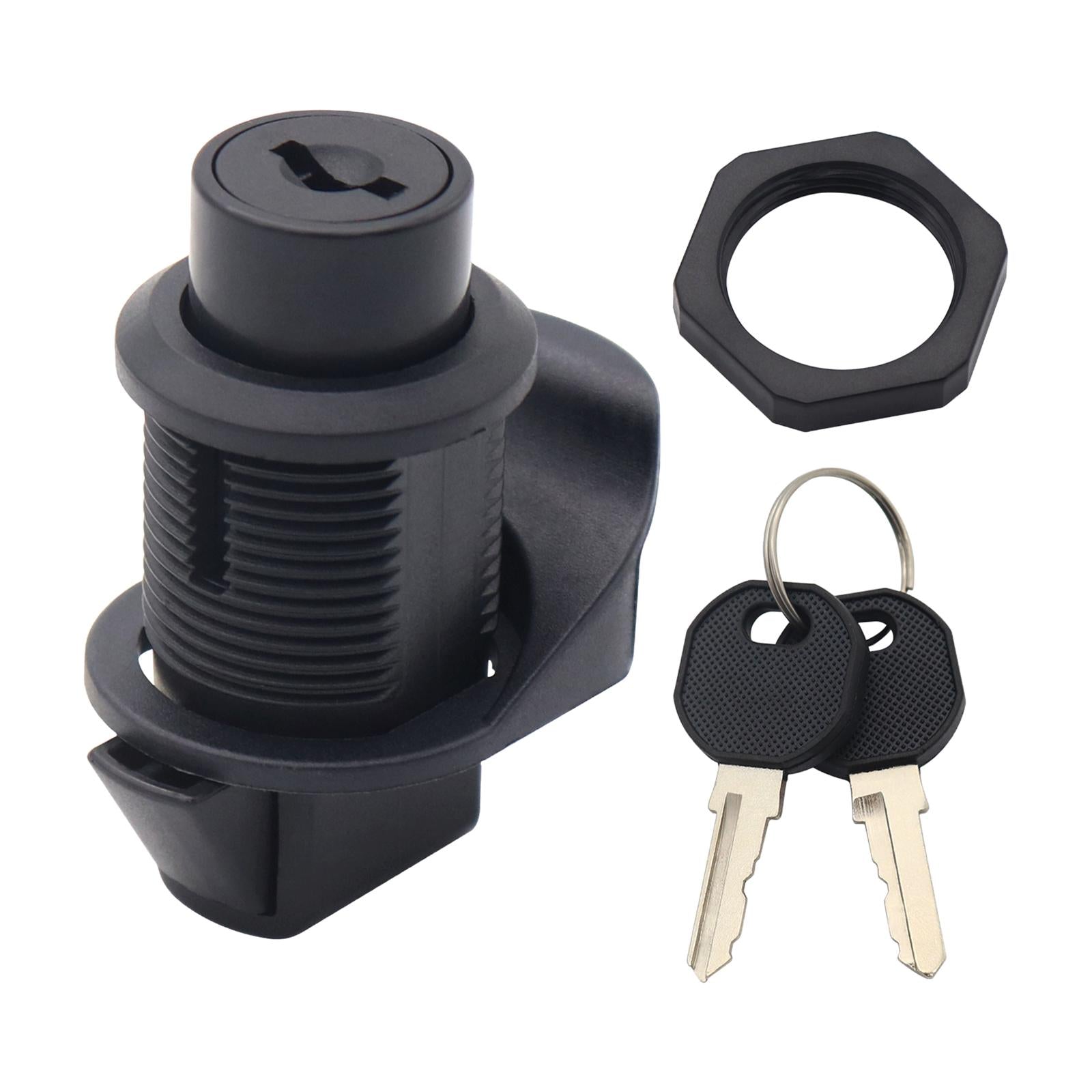 RV Paddle Entry Door Lock Latch with 2 Keys Premium up Entry Handle Knob