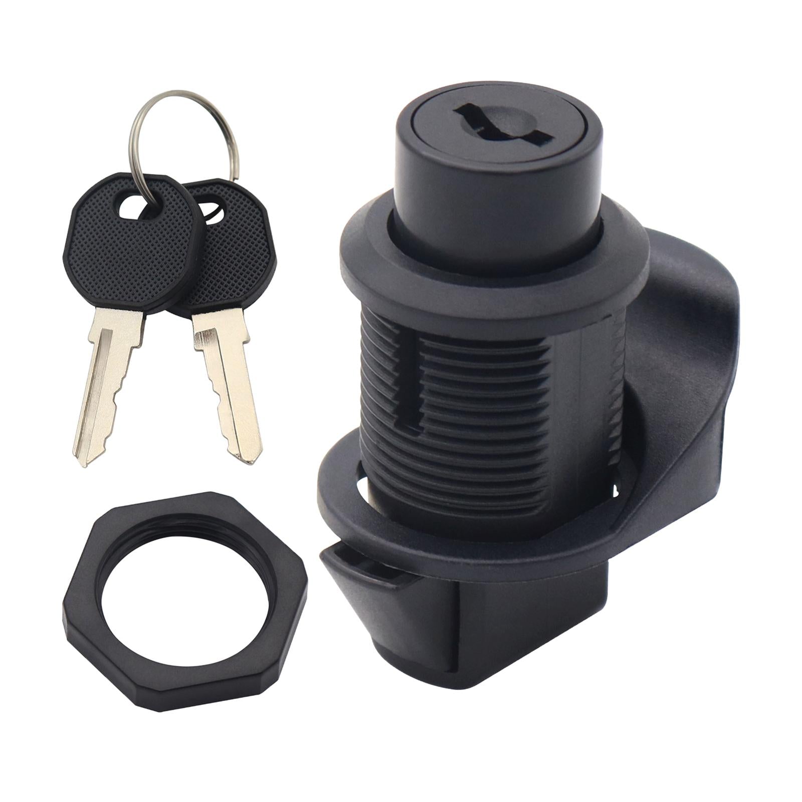 RV Paddle Entry Door Lock Latch with 2 Keys Premium up Entry Handle Knob