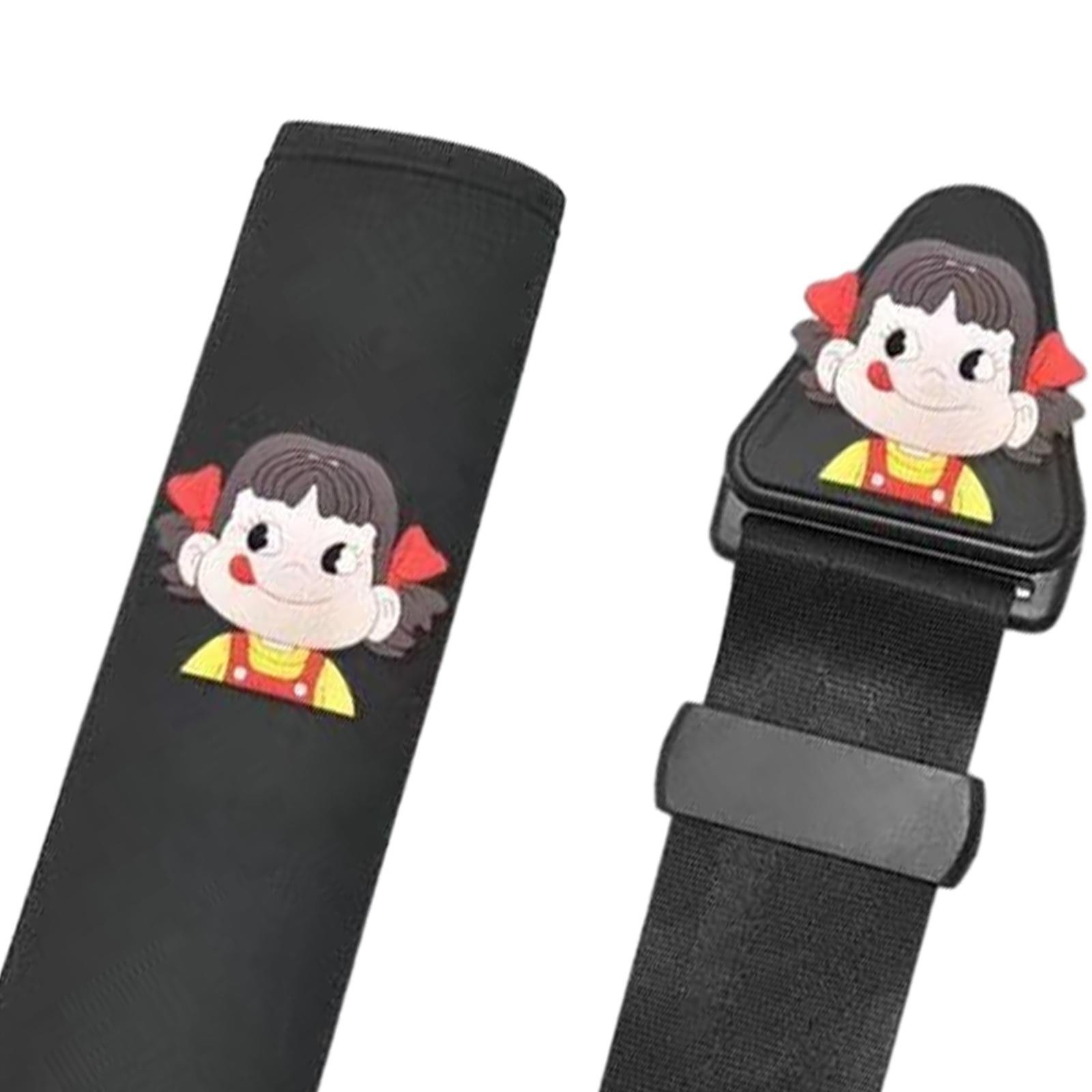 Seat Belt Adjuster Improve Driving Comfort Auto Shoulder Neck Strap Adjuster black girl