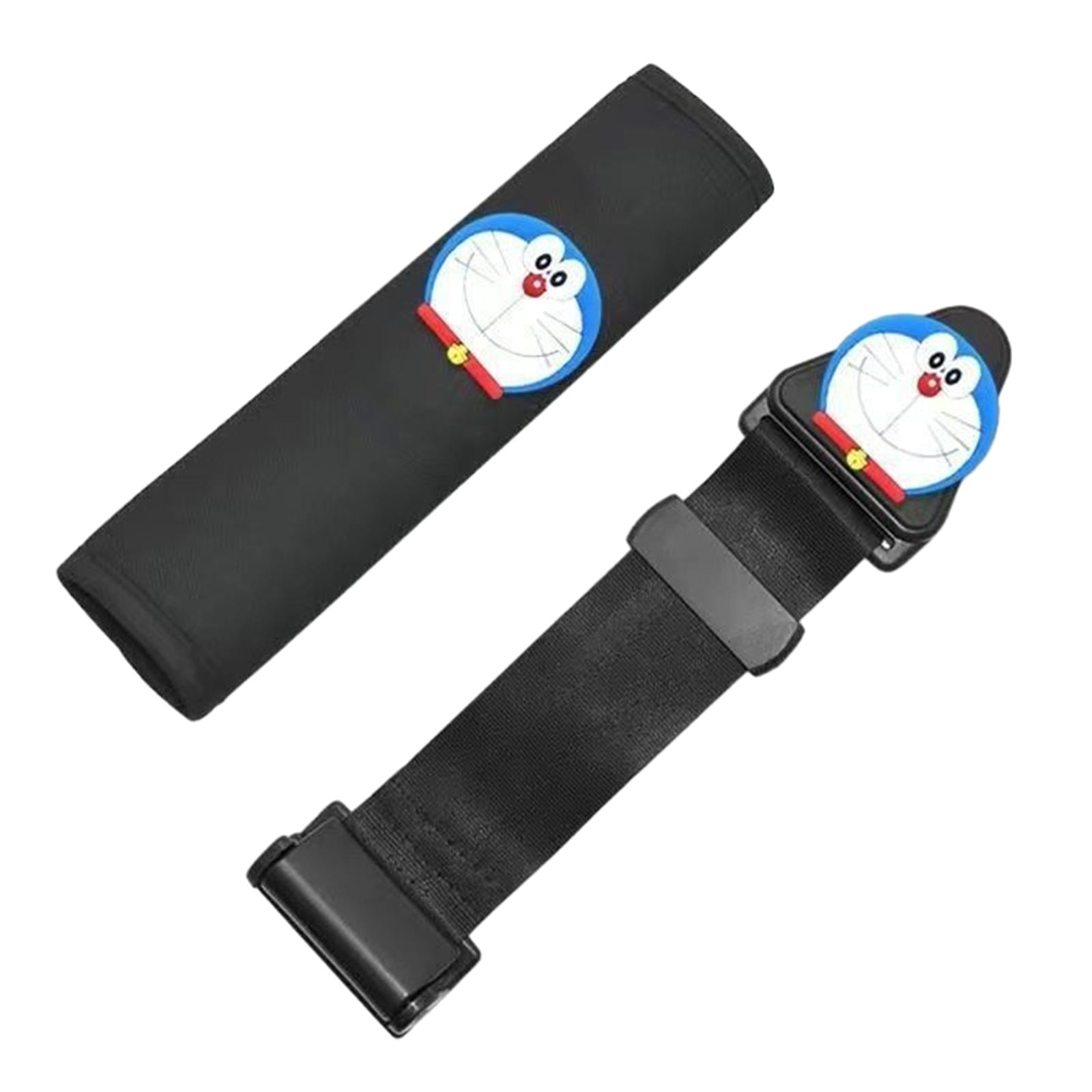 Seat Belt Adjuster Improve Driving Comfort Auto Shoulder Neck Strap Adjuster black cat
