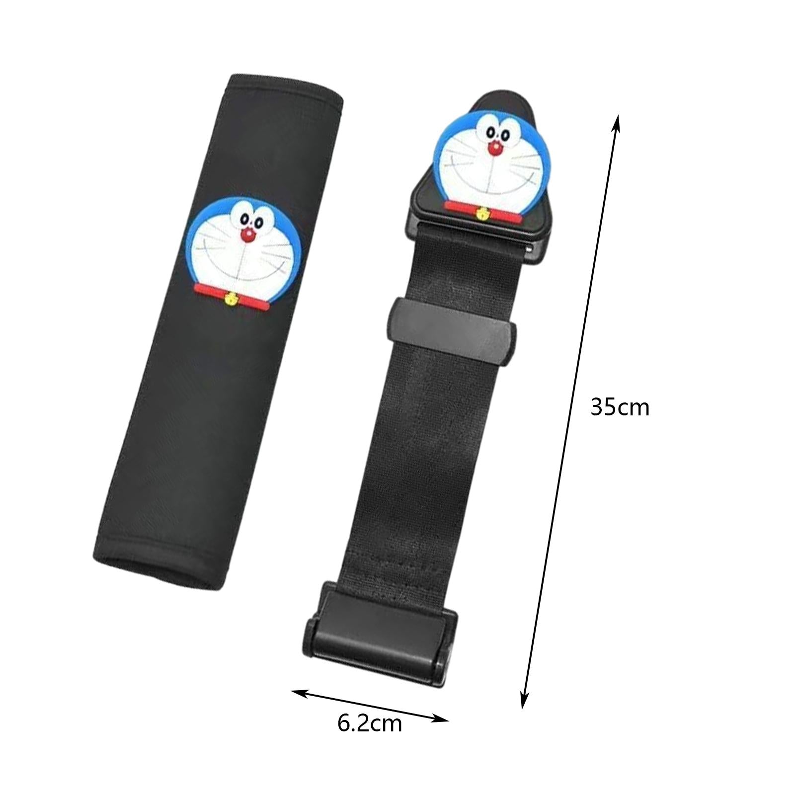 Seat Belt Adjuster Improve Driving Comfort Auto Shoulder Neck Strap Adjuster black cat