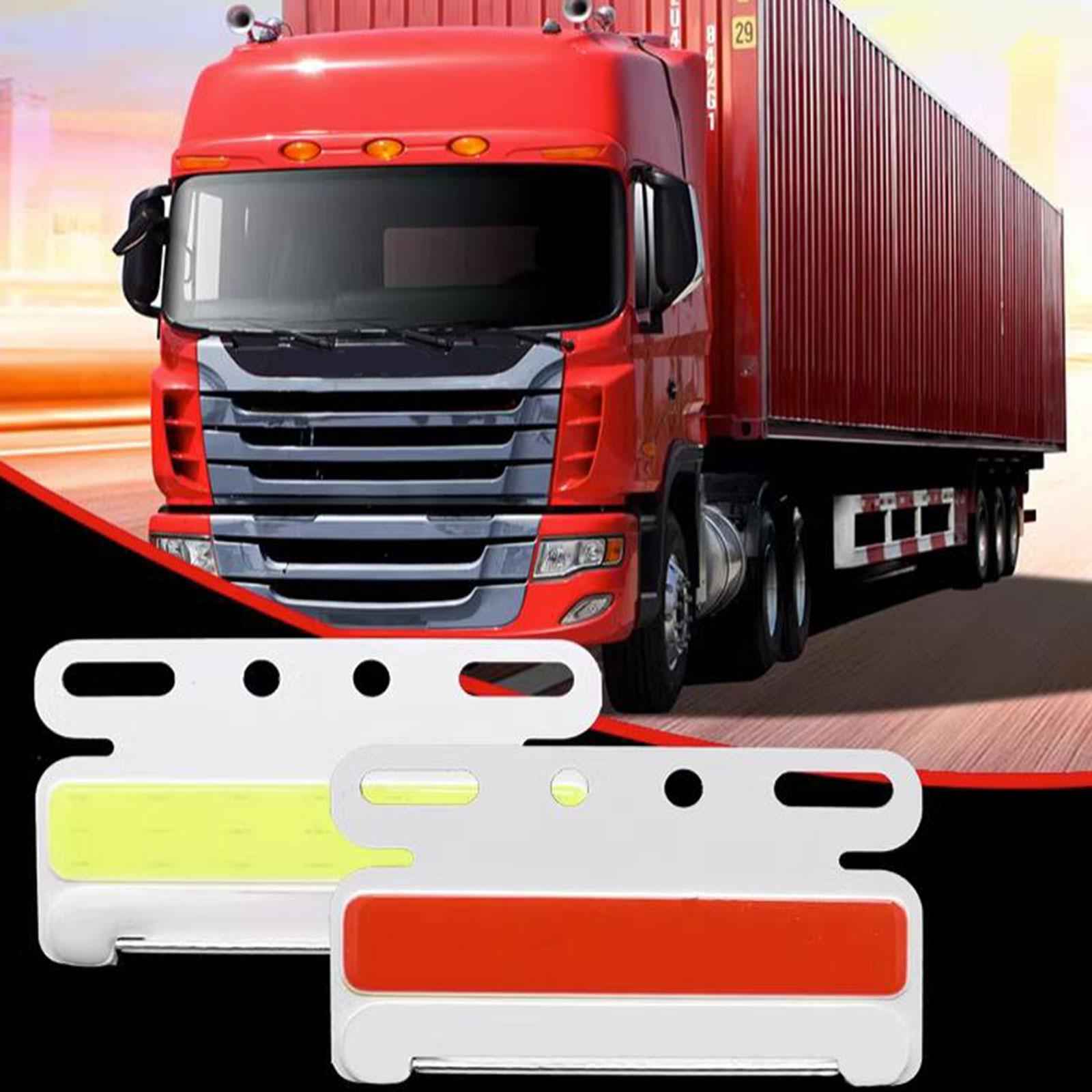 24V LED Side Marker Indicator Light Universal for Semi Trailer RV Truck Yellow Light Effect