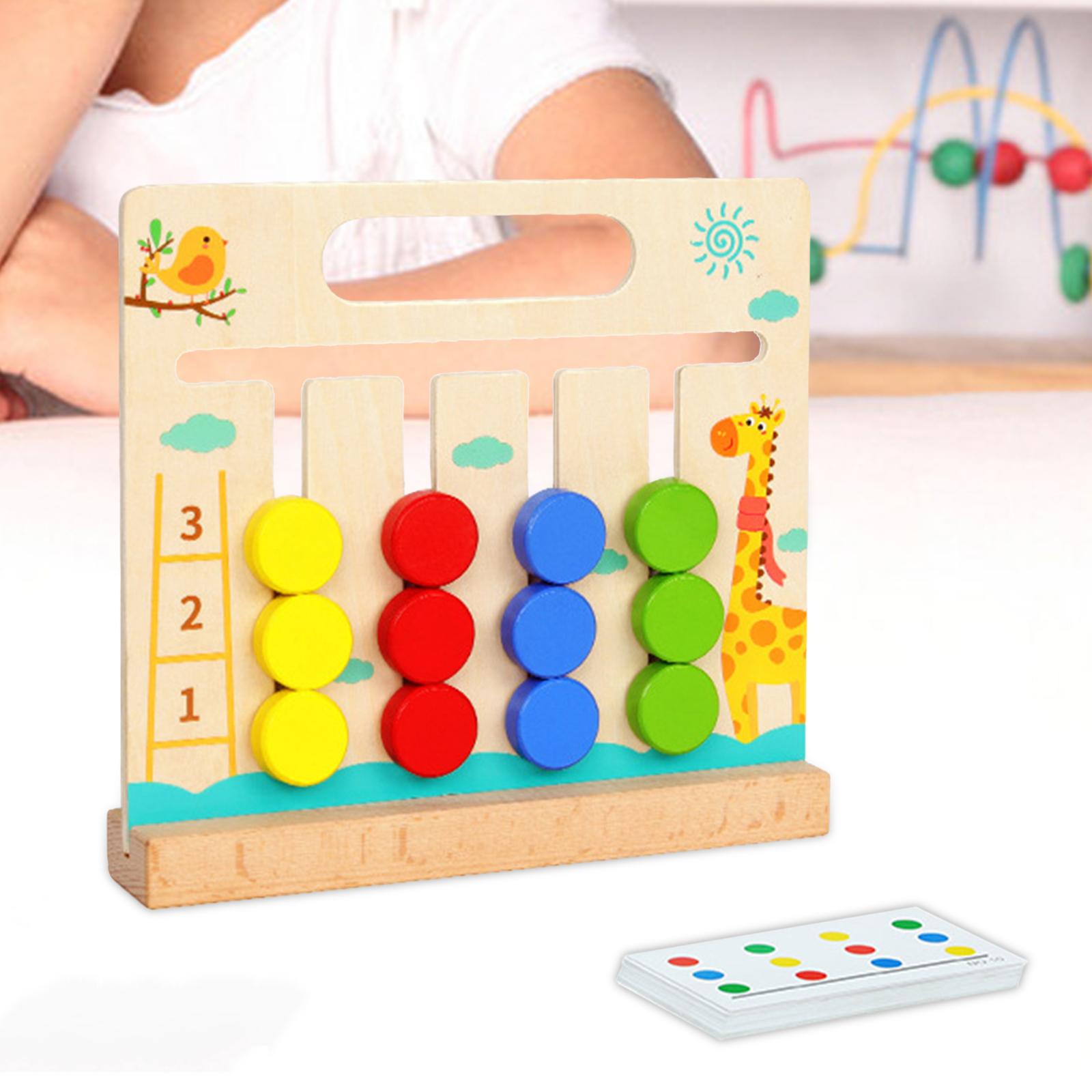 Montessori Learning Toys Birthday Gifts Preschool Educational Wooden Toys
