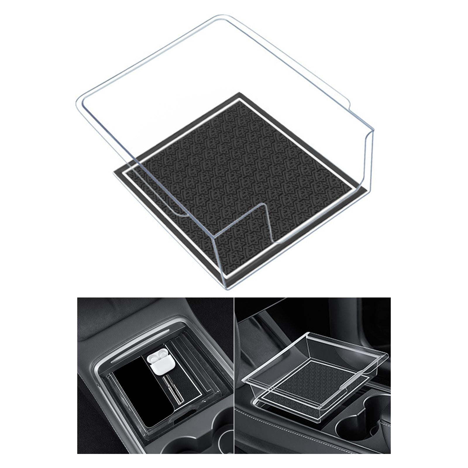Central Console Organizer Tidy Interior Accessories for Tesla Model 3 Y rear storage box