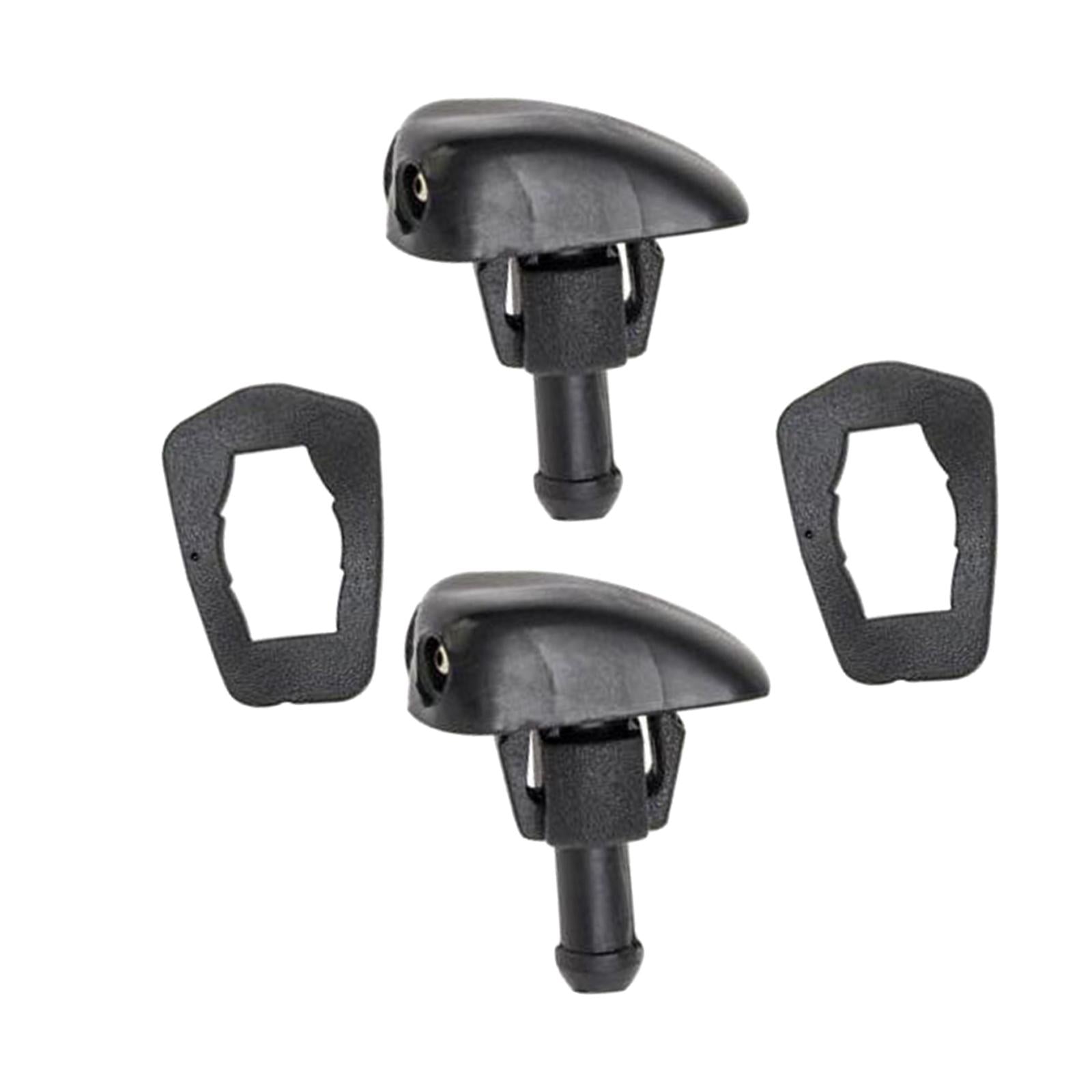 2 Pieces Car Windscreen Washer Nozzle Wiper Nozzle Windshield Sprayer Nozzle