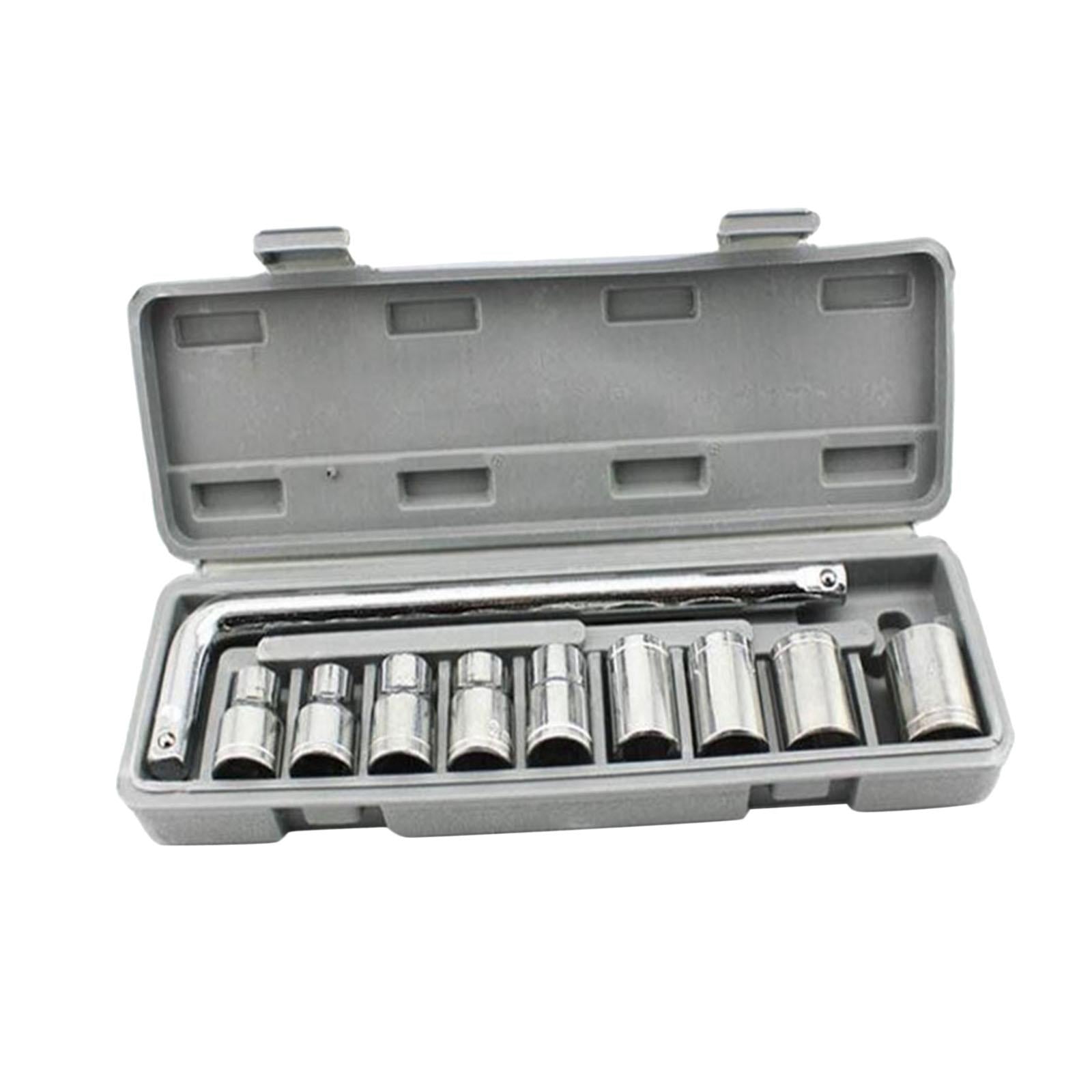 10x Drive Socket Wrench Set Woodworking Repairing Home Cars Auto Repair Tool