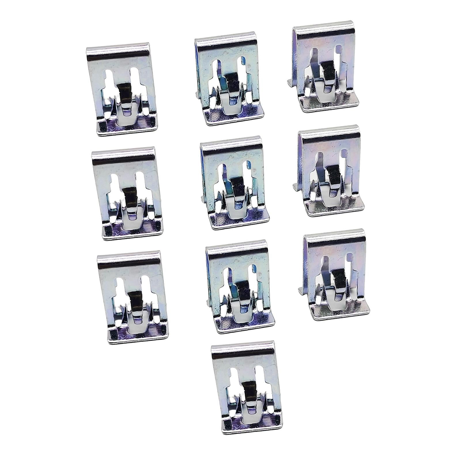 10 Pieces Steel Car Retainer Clips Auto Fasteners for Automotive Pannel