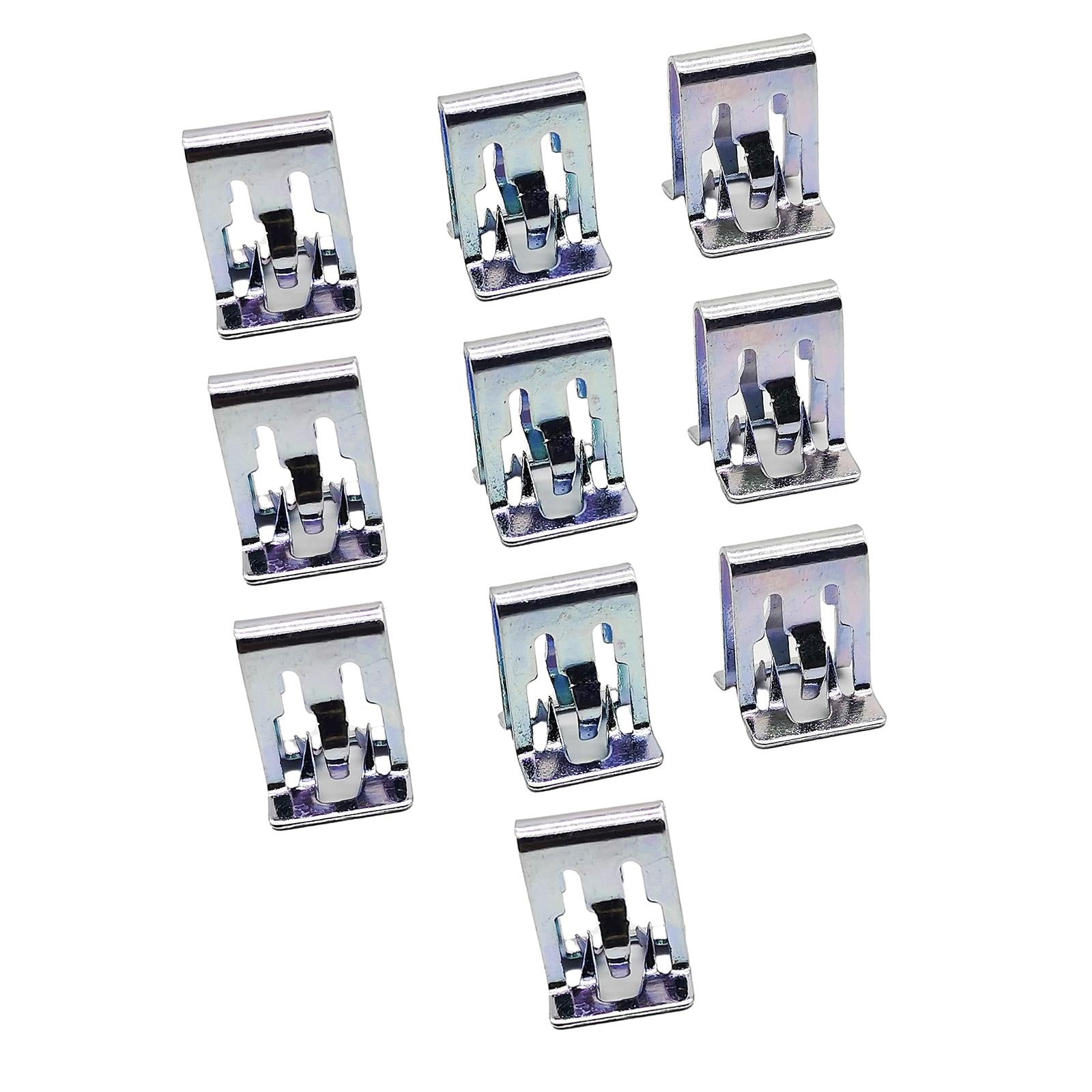 10 Pieces Steel Car Retainer Clips Auto Fasteners for Automotive Pannel
