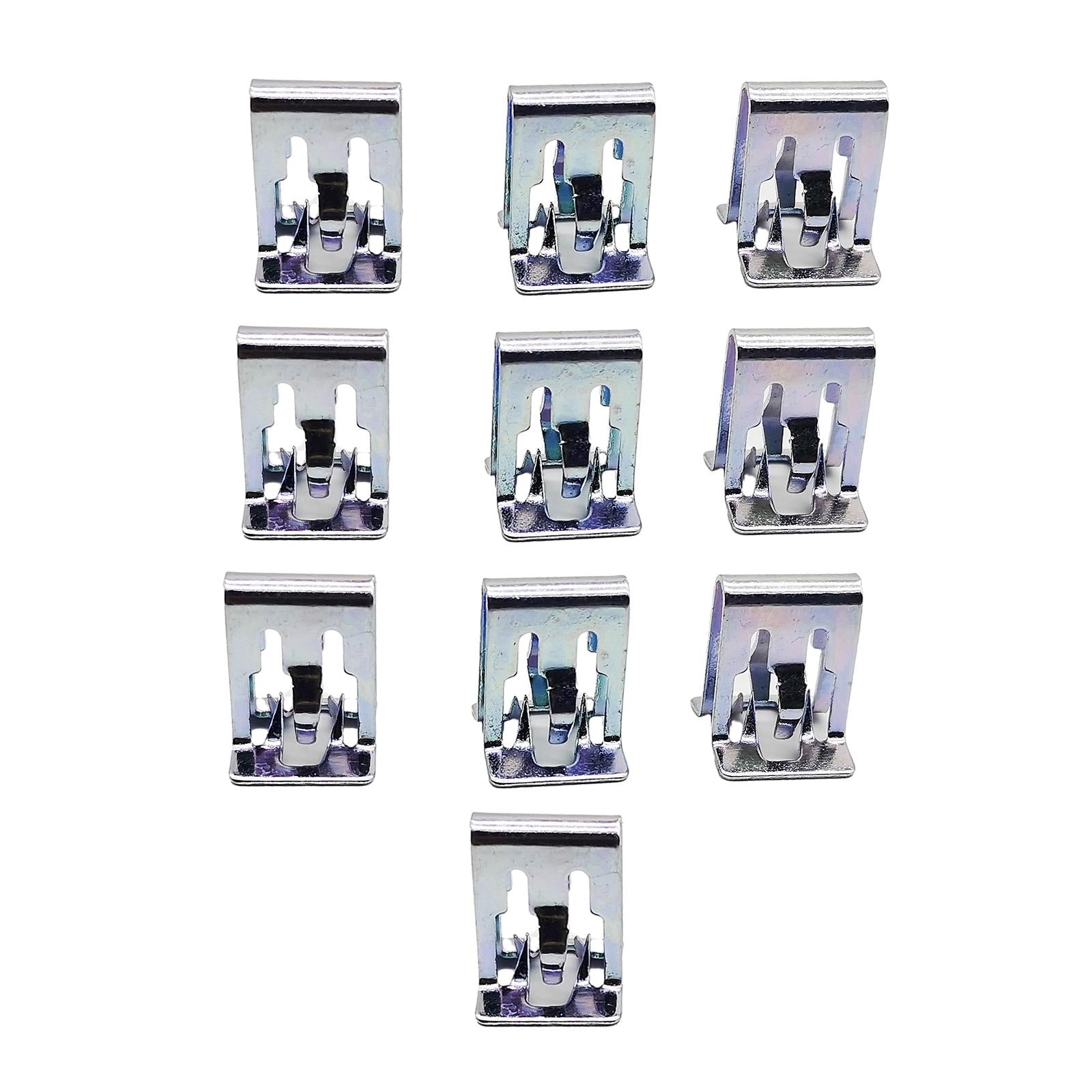 10 Pieces Steel Car Retainer Clips Auto Fasteners for Automotive Pannel