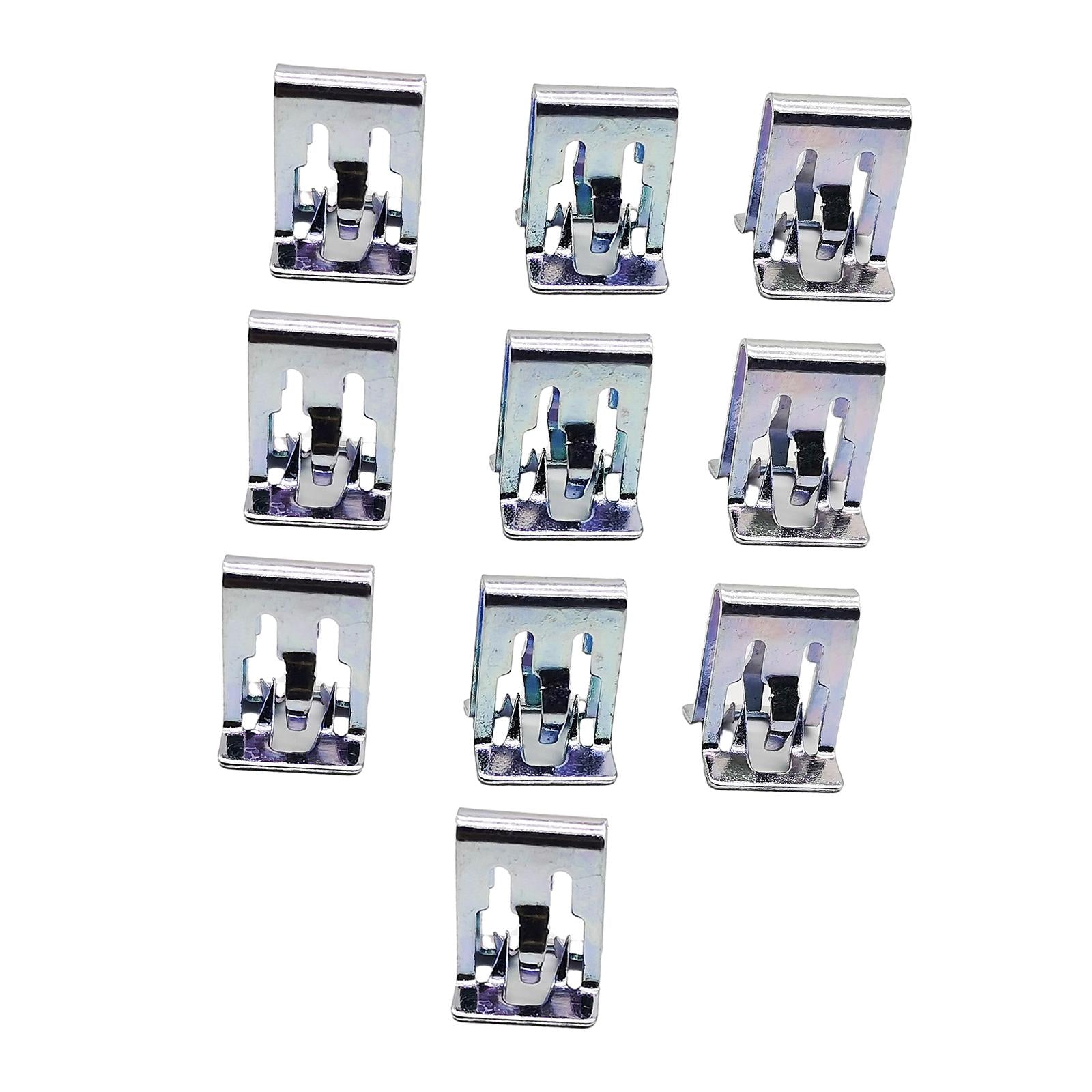 10 Pieces Steel Car Retainer Clips Auto Fasteners for Automotive Pannel