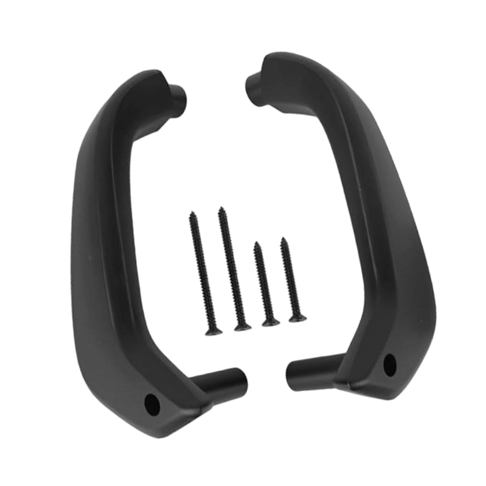 Interior Door Handle Vehicle Inside Door Handle for Ford Fiesta Durable Black 1 pair