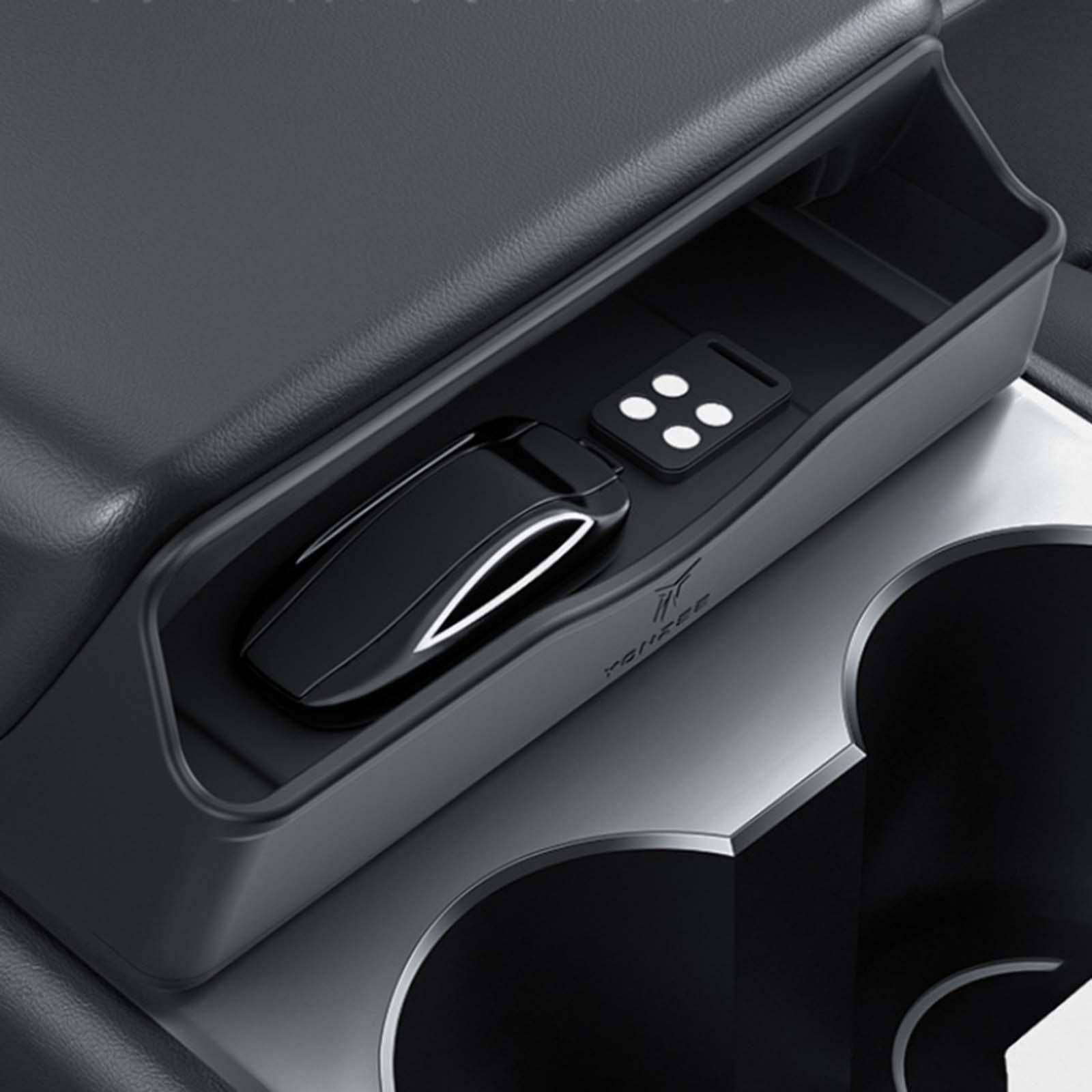 Center Control Armrest Box Glasses Pocket Organizer for Tesla Model 3 Y