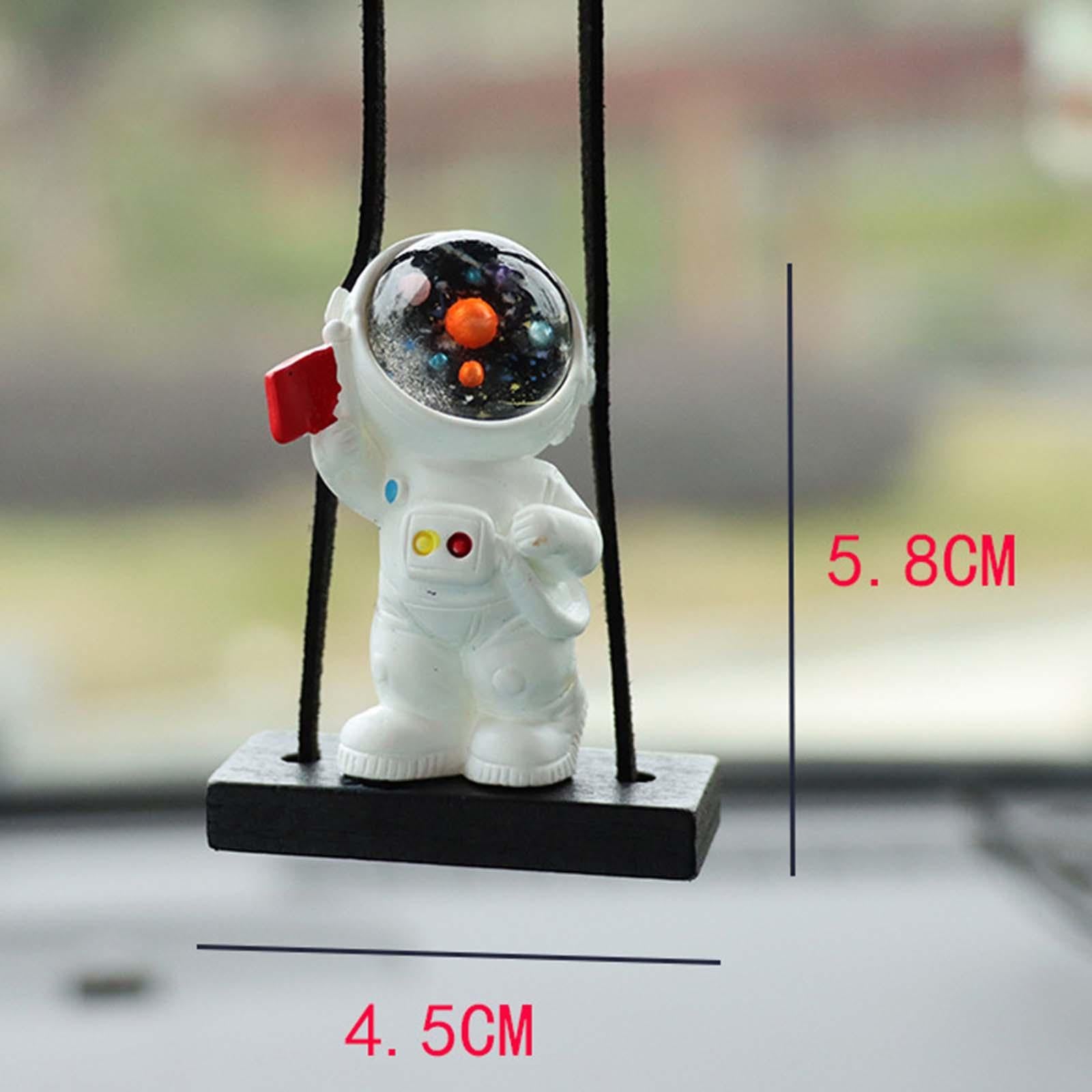 2xAstronaut Pendant for Car Hanging Ornament for Car Bedside Bedrooms Style A