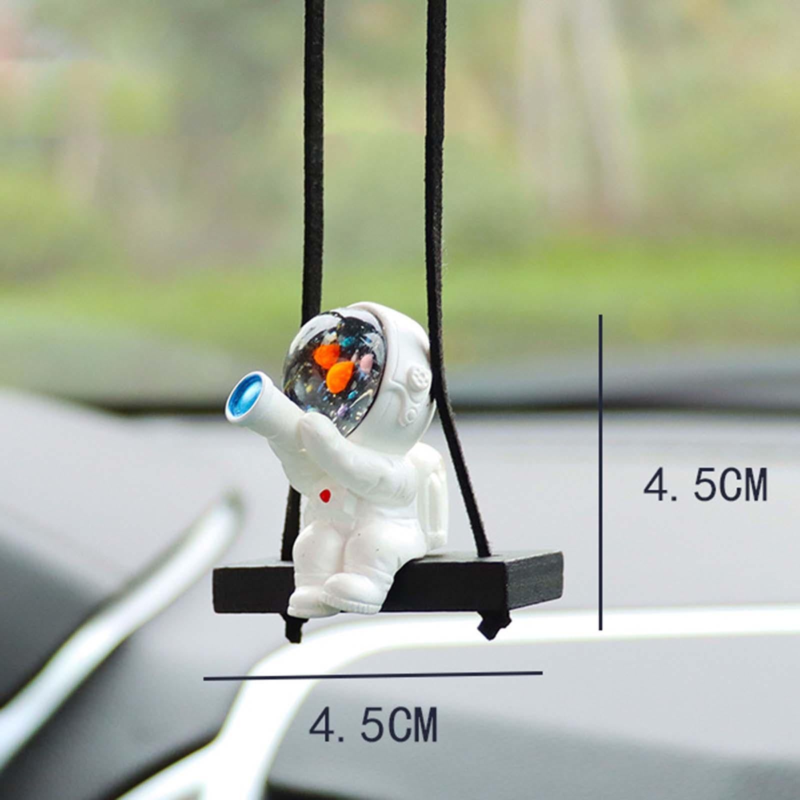 3xAstronaut Pendant for Car Hanging Ornament for Car Bedside Bedrooms Style E