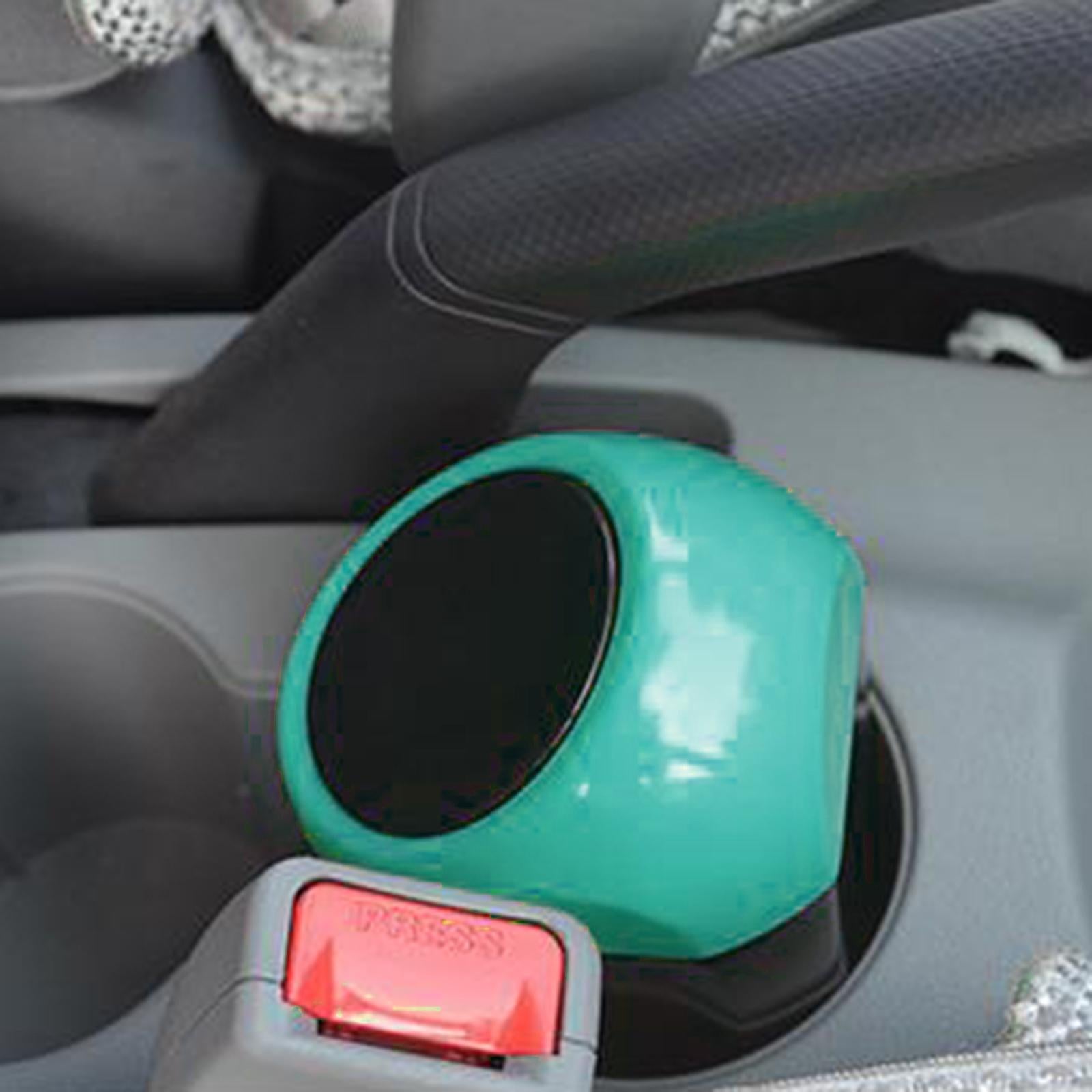 Car Dustbin Mini Garbage Bin with Press Cover for Dinning Room Durable Lake Blue