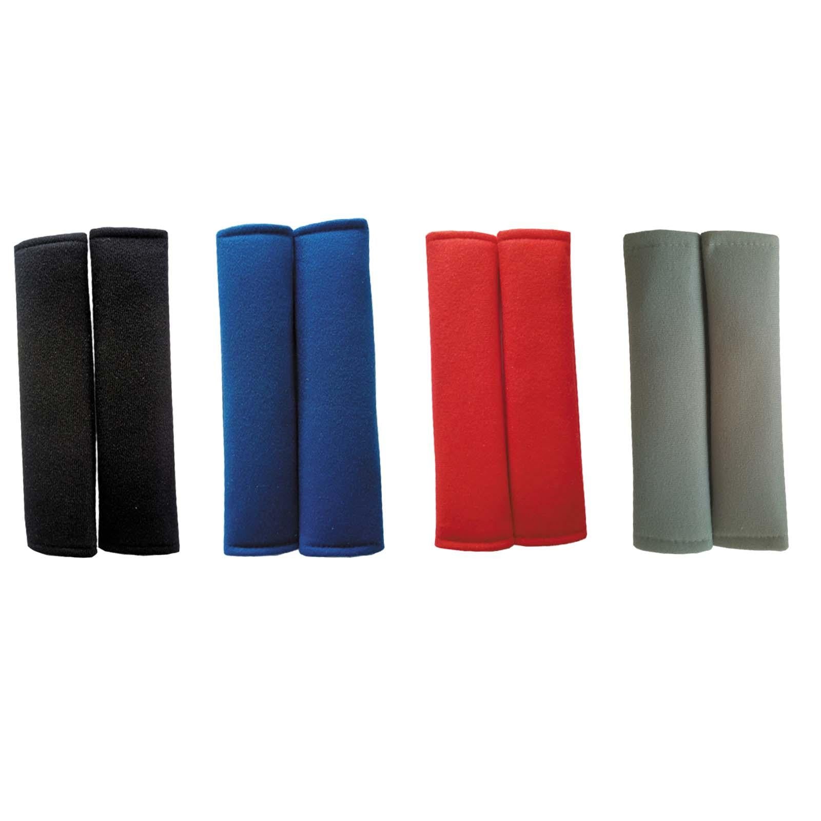 2Pcs Car Safety Belt Strap Shoulder Pad for Automobile Camera Golf Bags Black