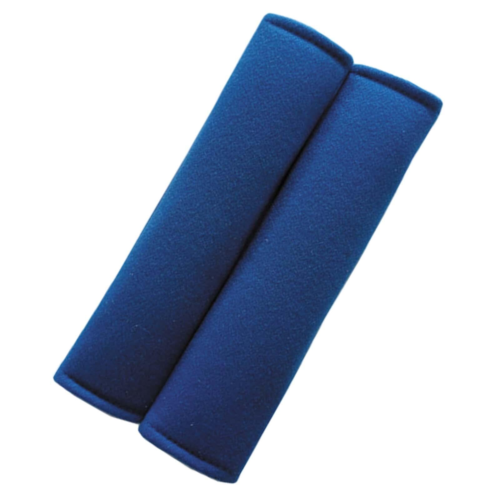 2Pcs Car Safety Belt Strap Shoulder Pad for Automobile Camera Golf Bags Blue