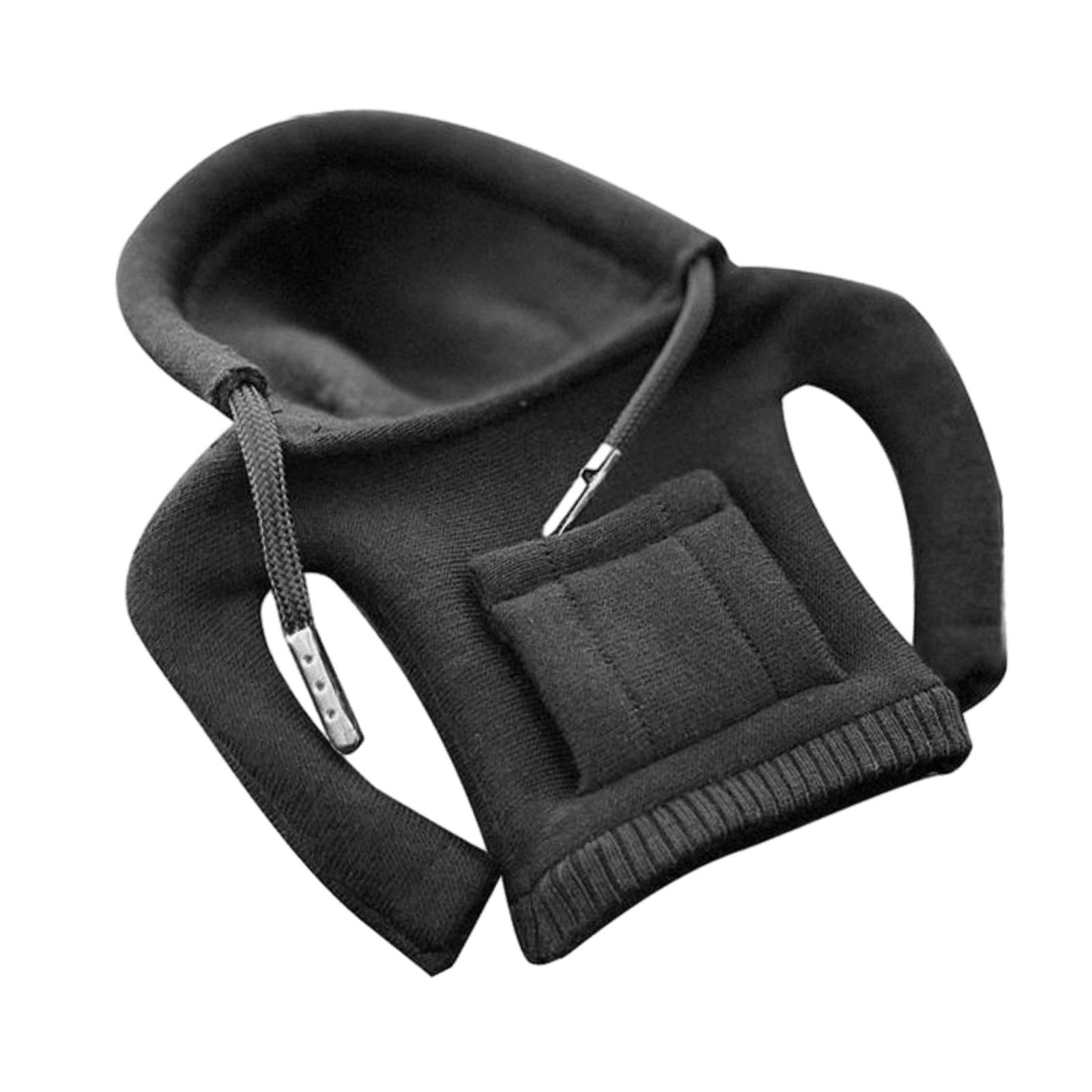 Car Shifter Knob Cover Hoodie Sweatshirt Decoration Cool Shifter Lever Decor Black