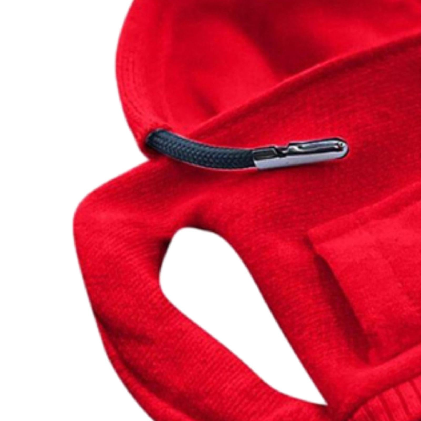 Car Shifter Knob Cover Hoodie Sweatshirt Decoration Cool Shifter Lever Decor Red