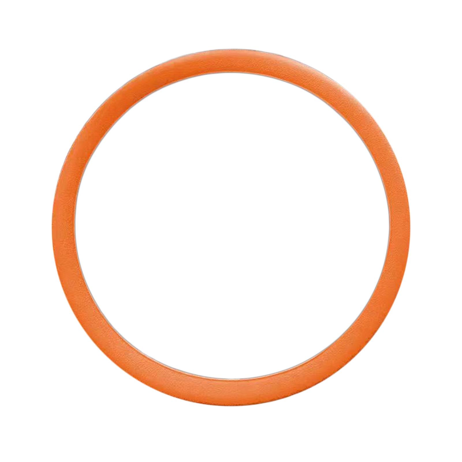 Car Steering Wheel Cover for Steering Wheel Diameter 32cm to 40cm Protection Orange