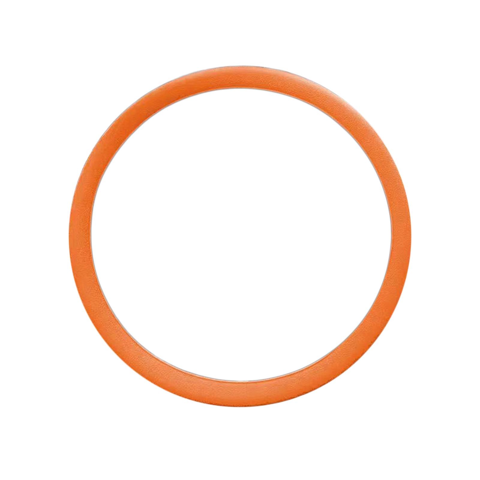 Car Steering Wheel Cover for Steering Wheel Diameter 32cm to 40cm Protection Orange