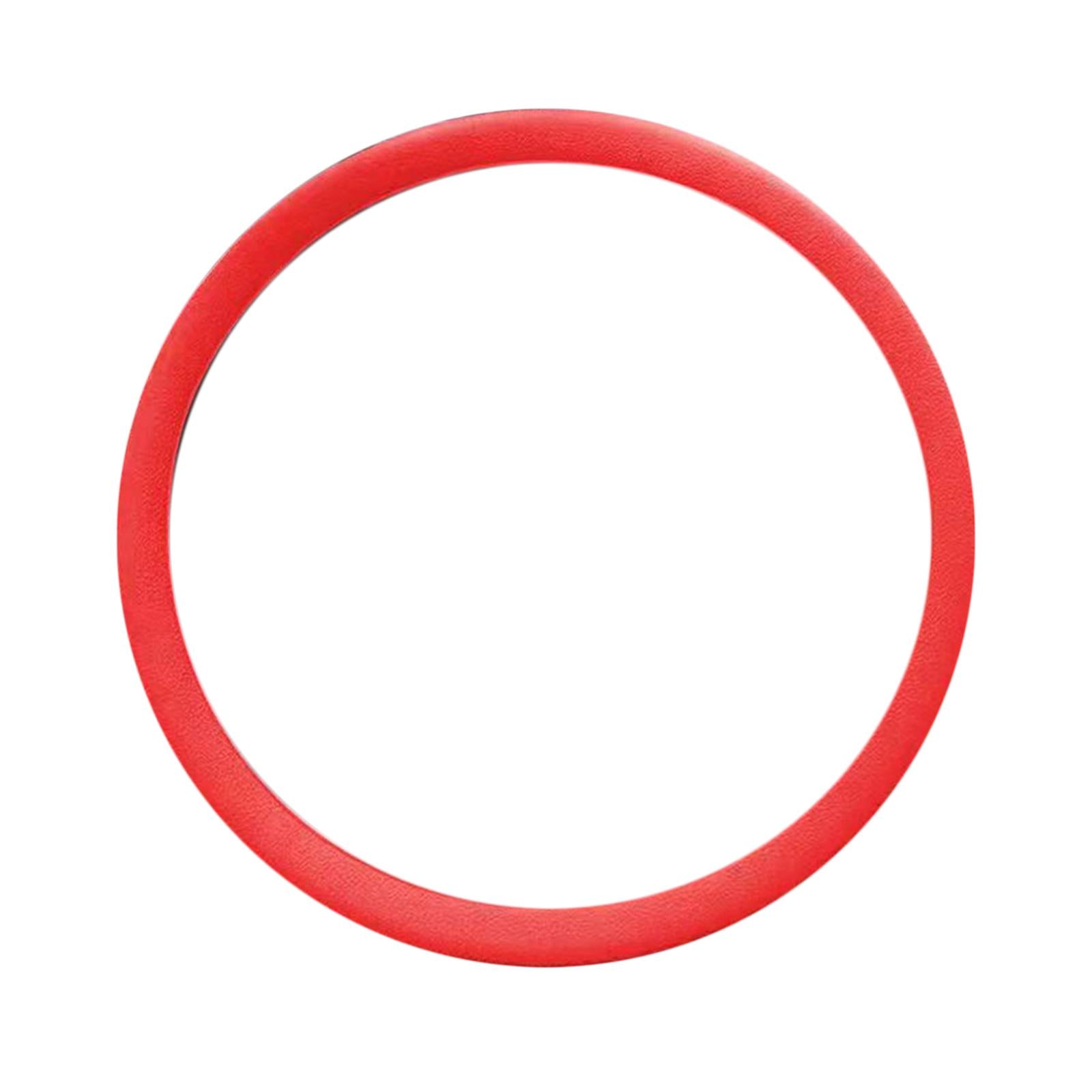 Car Steering Wheel Cover for Steering Wheel Diameter 32cm to 40cm Protection Red
