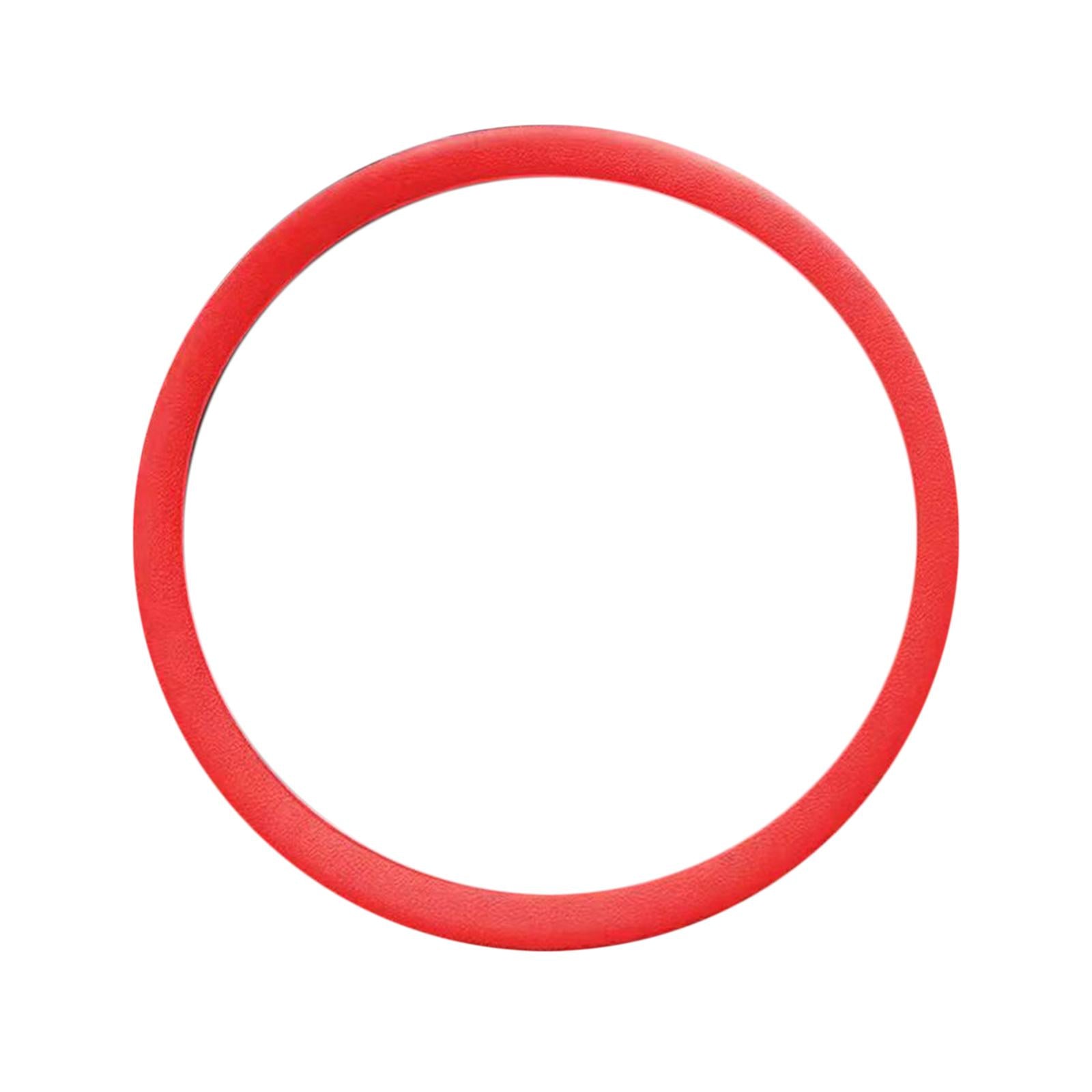 Car Steering Wheel Cover for Steering Wheel Diameter 32cm to 40cm Protection Red