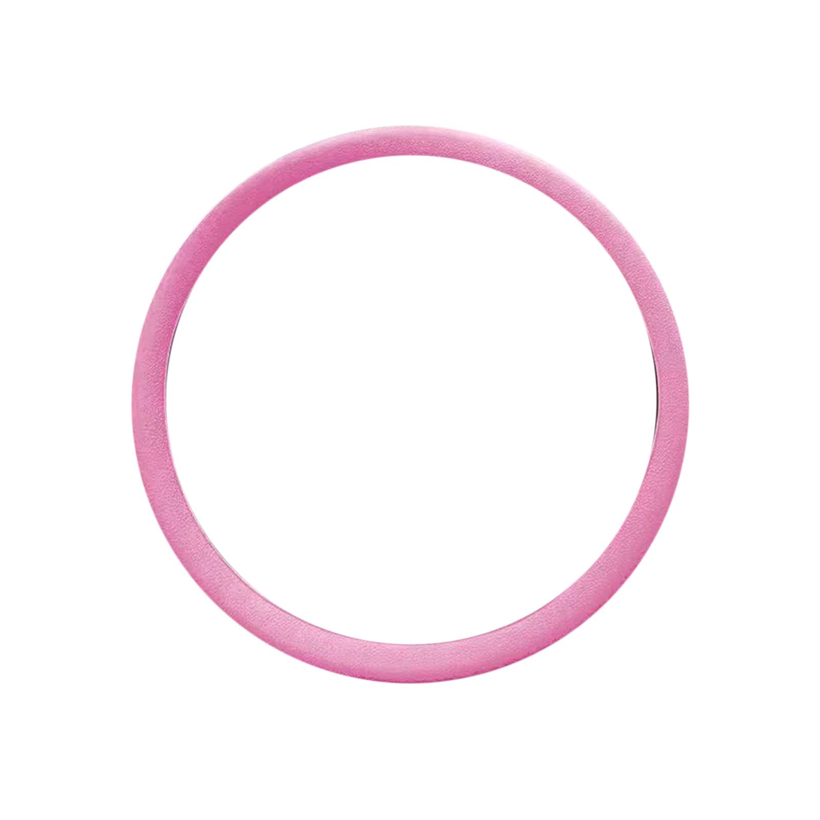 Car Steering Wheel Cover for Steering Wheel Diameter 32cm to 40cm Protection Pink