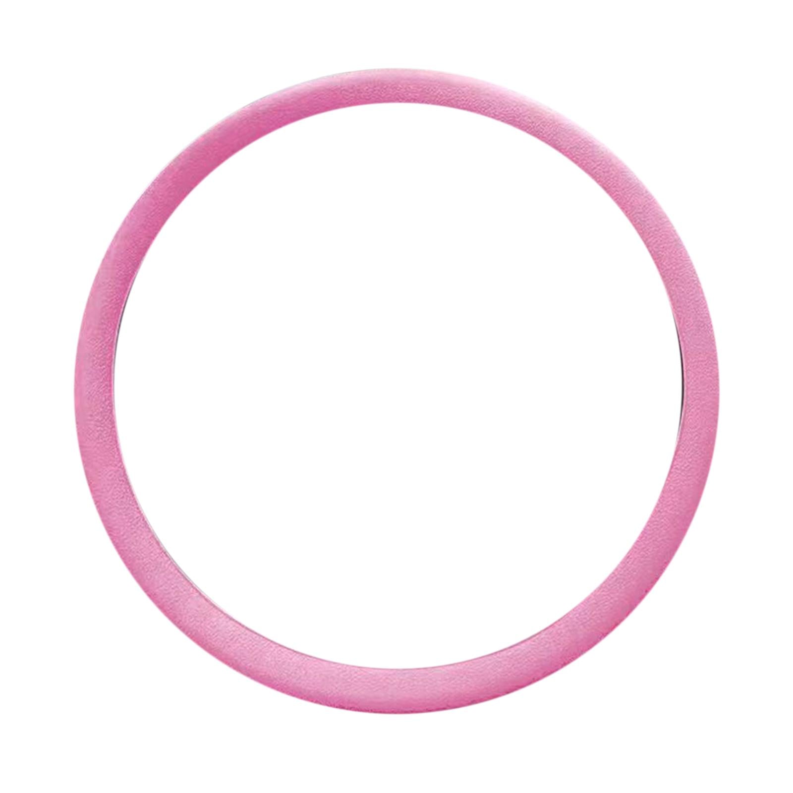 Car Steering Wheel Cover for Steering Wheel Diameter 32cm to 40cm Protection Pink