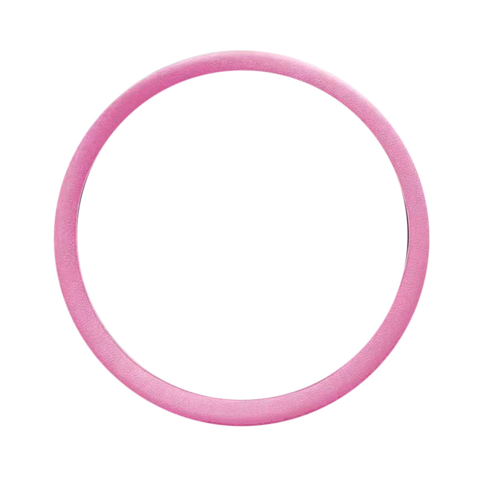 Car Steering Wheel Cover for Steering Wheel Diameter 32cm to 40cm Protection Pink