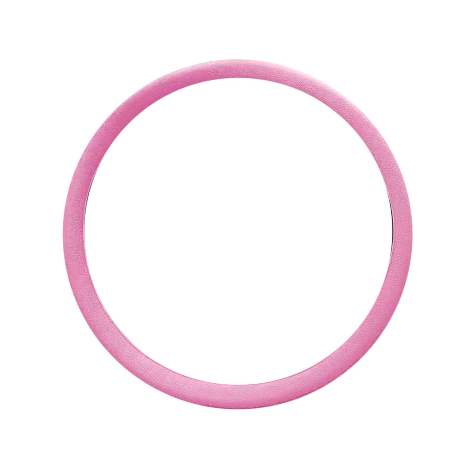 Car Steering Wheel Cover for Steering Wheel Diameter 32cm to 40cm Protection Pink