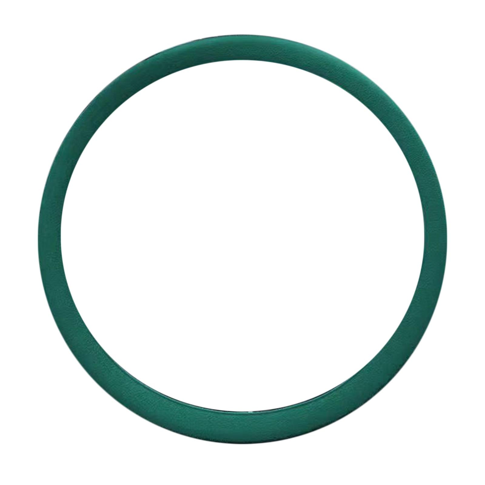 Car Steering Wheel Cover for Steering Wheel Diameter 32cm to 40cm Protection Deep Green