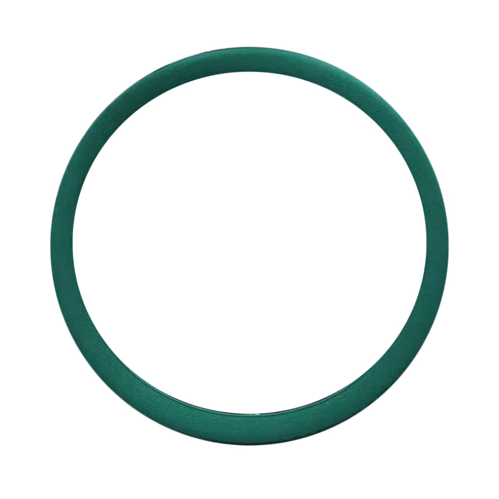Car Steering Wheel Cover for Steering Wheel Diameter 32cm to 40cm Protection Deep Green