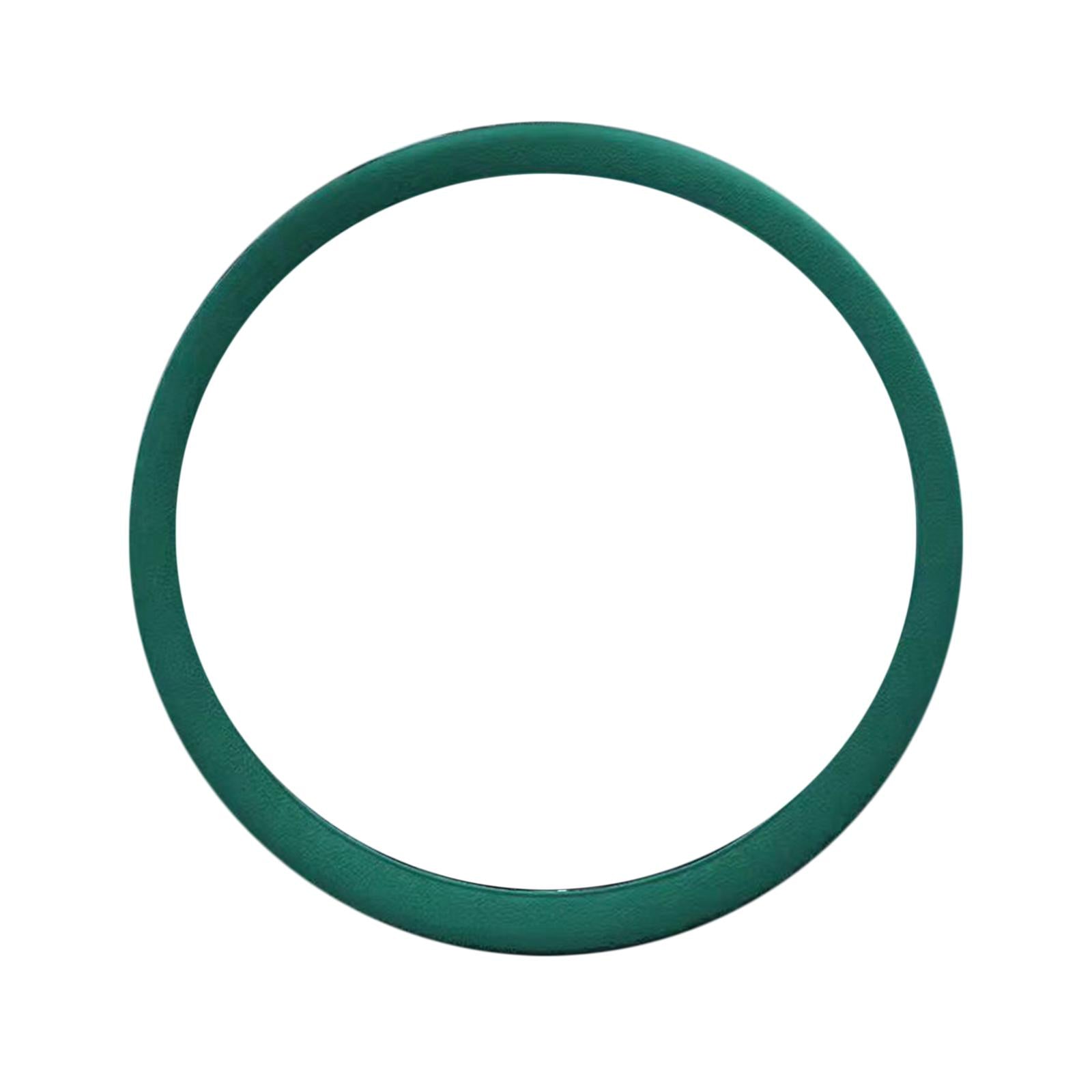 Car Steering Wheel Cover for Steering Wheel Diameter 32cm to 40cm Protection Deep Green