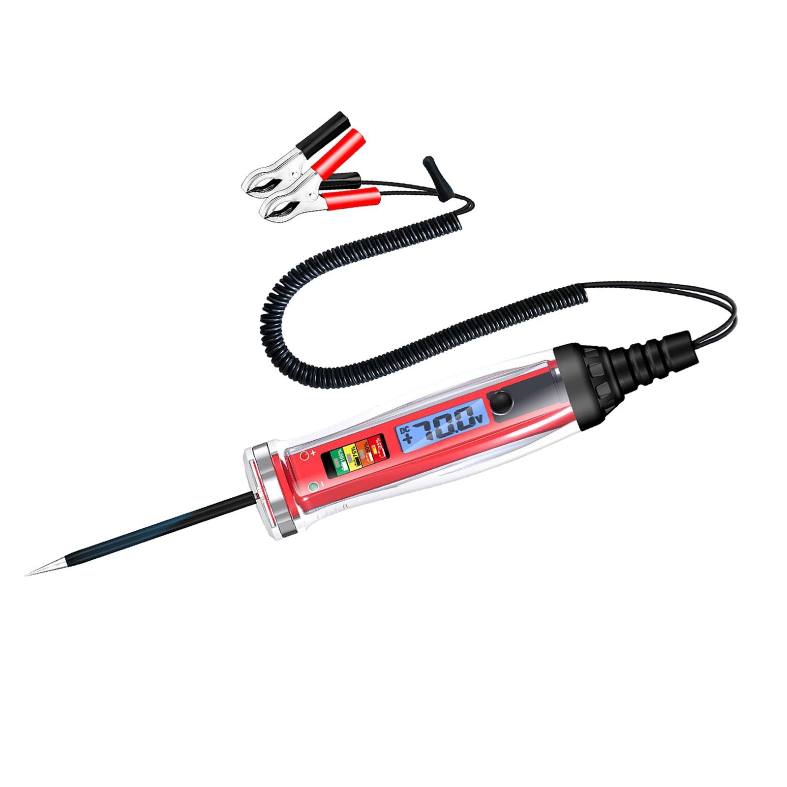 Car Circuit Tester Voltmeter Light Tester 1V-75V Durable Fuse Voltage Tester