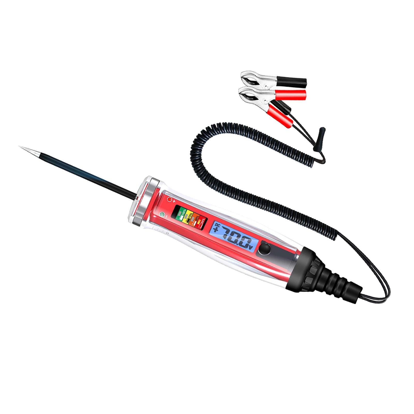 Car Circuit Tester Voltmeter Light Tester 1V-75V Durable Fuse Voltage Tester