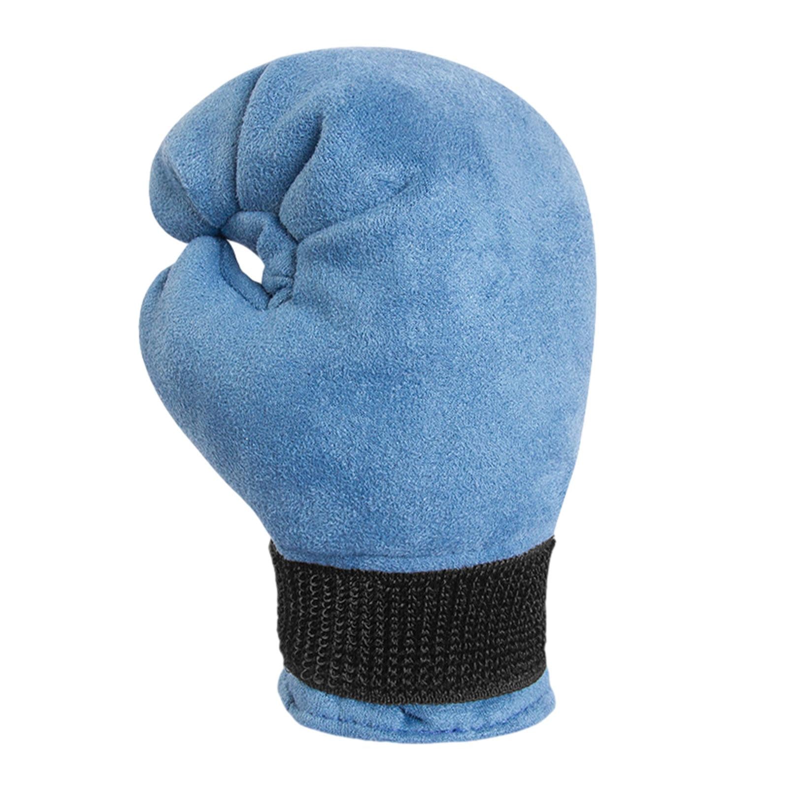 Boxing Shifter Knob Cover Gear Shifter Cover for Car Shifter/ Women Man Blue