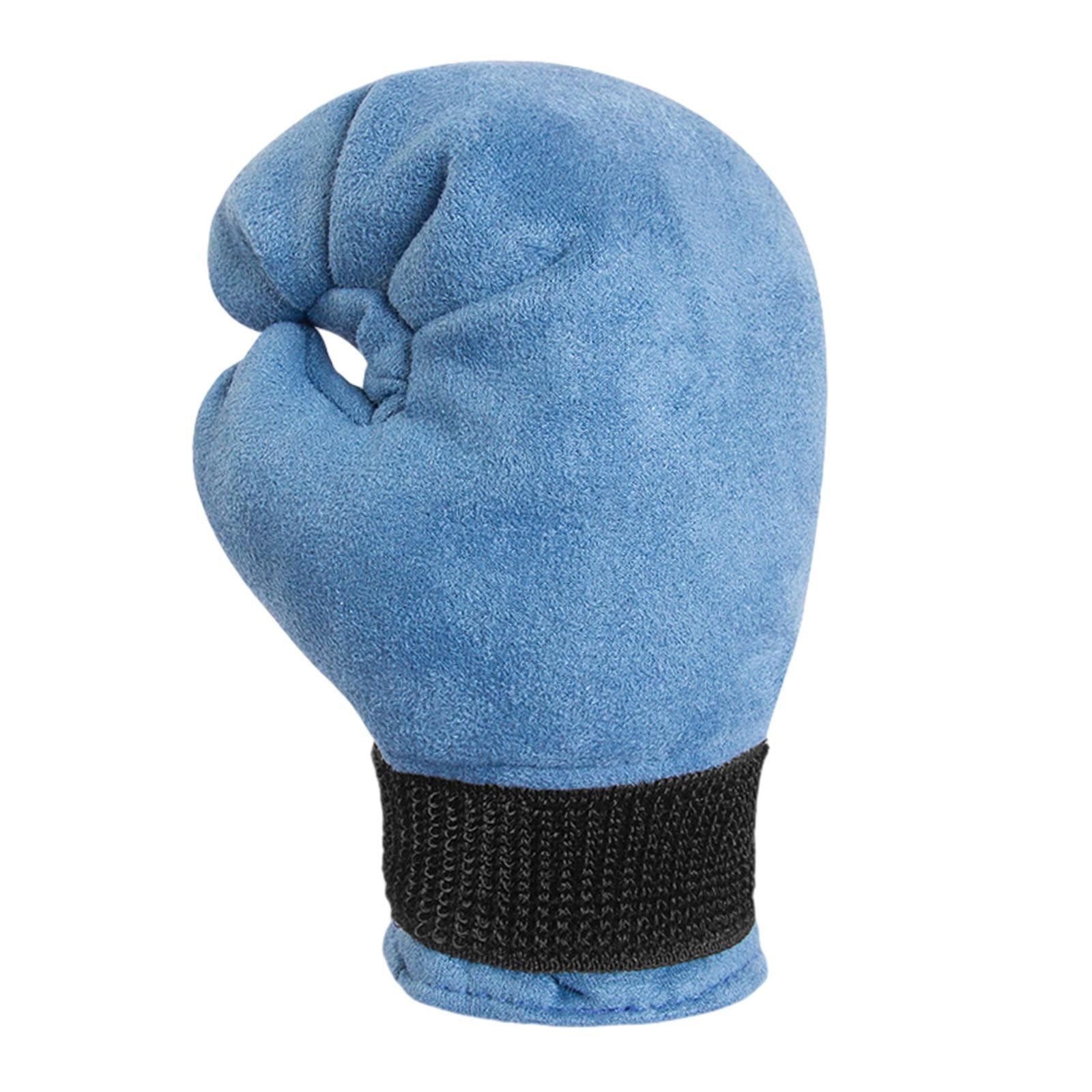 Boxing Shifter Knob Cover Gear Shifter Cover for Car Shifter/ Women Man Blue