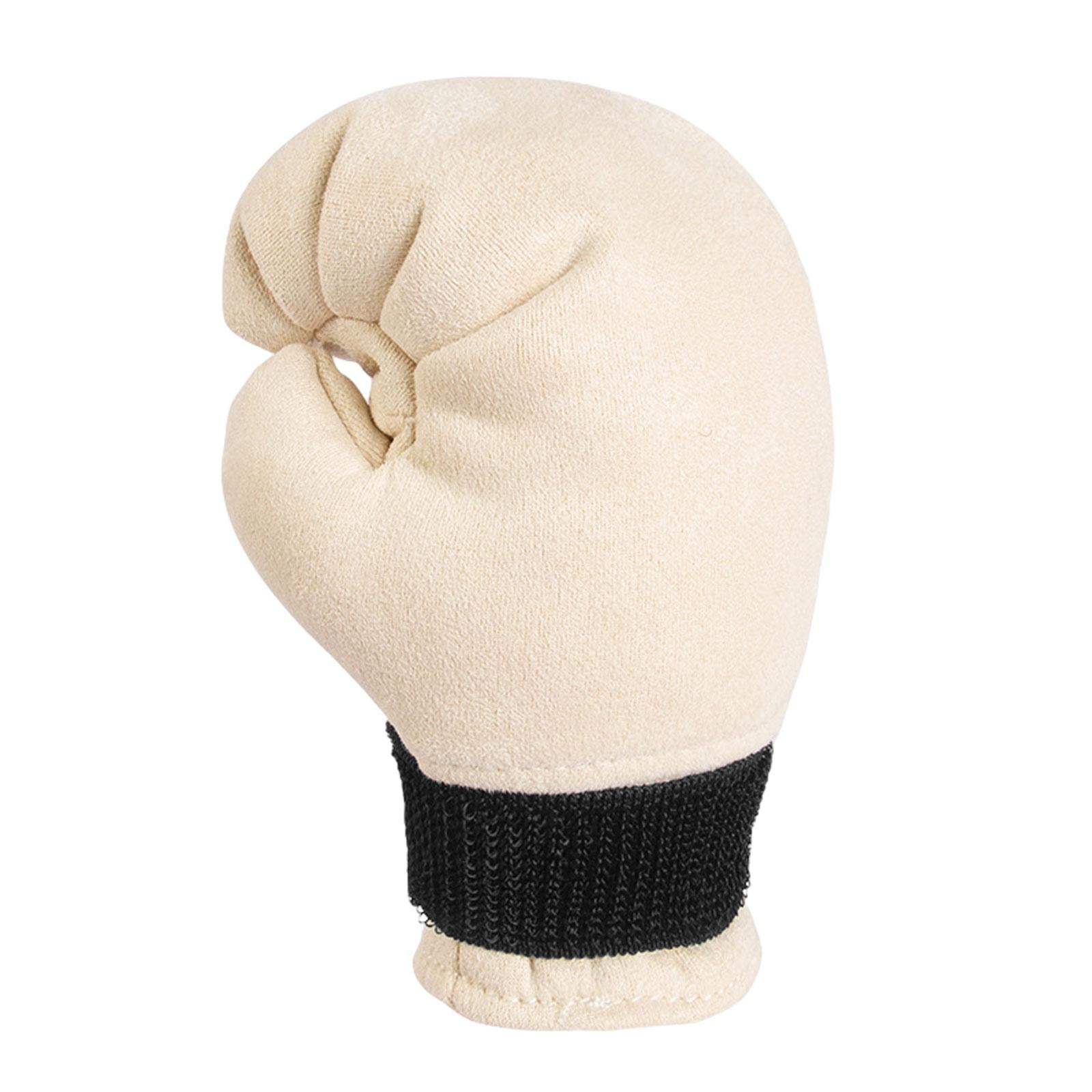 Boxing Shifter Knob Cover Gear Shifter Cover for Car Shifter/ Women Man Beige