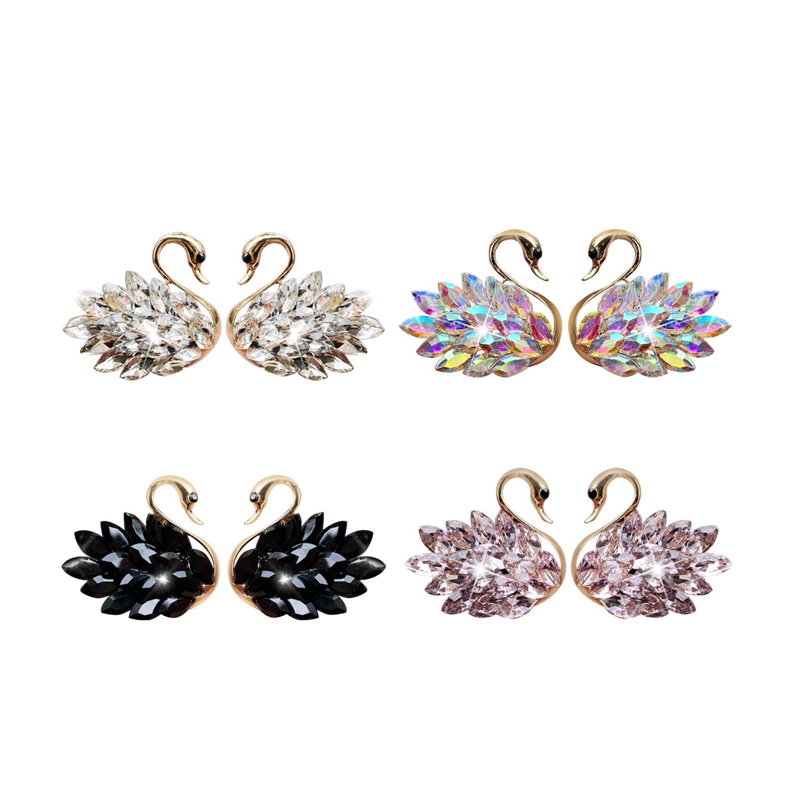 2x Car Air Outlet Fresheners Diffuser Clip Modern with Sparkling Rhinestones White