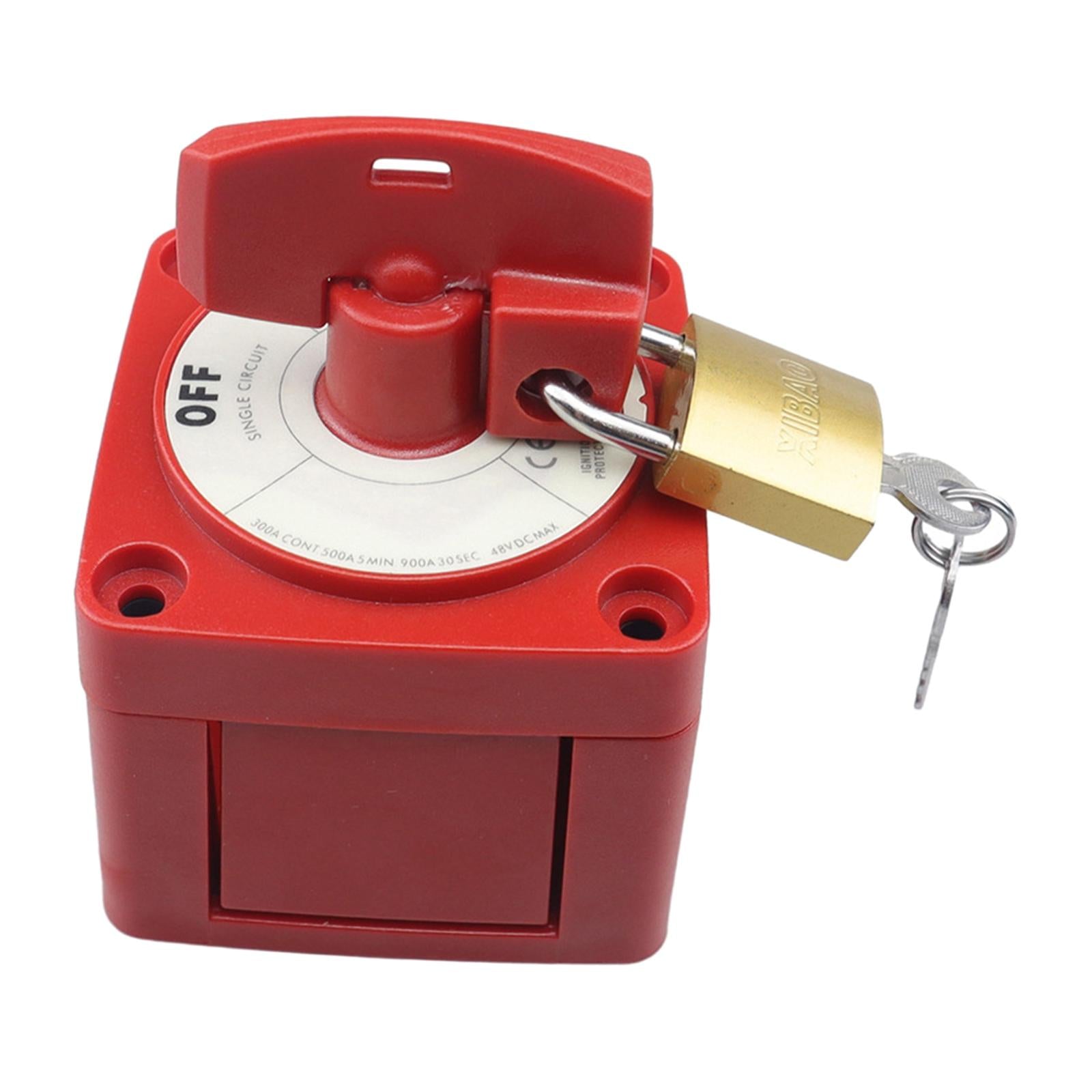 Power Isolator Switch 300A Battery Shut Off Switch Battery Disconnect Switch