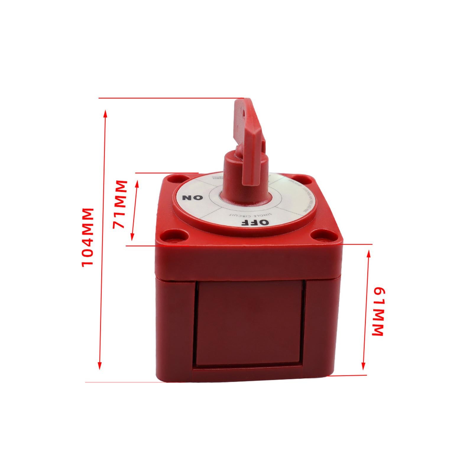 Power Isolator Switch 300A Battery Shut Off Switch Battery Disconnect Switch