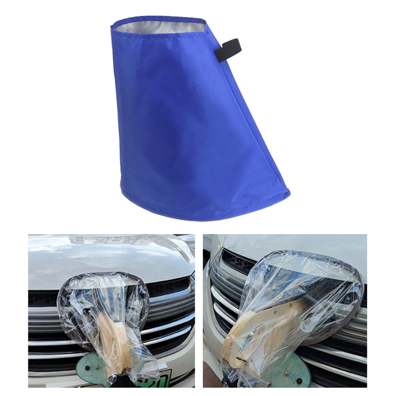Car Charging Port Cover Dustproof Heat Insulation EV Charger Cover Blue