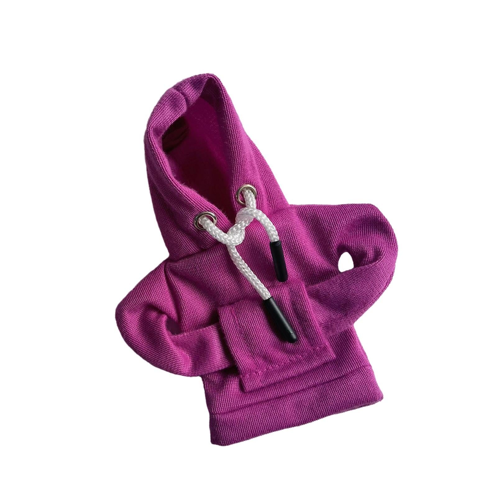 2xGear Shifter Lever Knob Cover Decoration Anti Slip Funny Shifter Lever Decor Purple