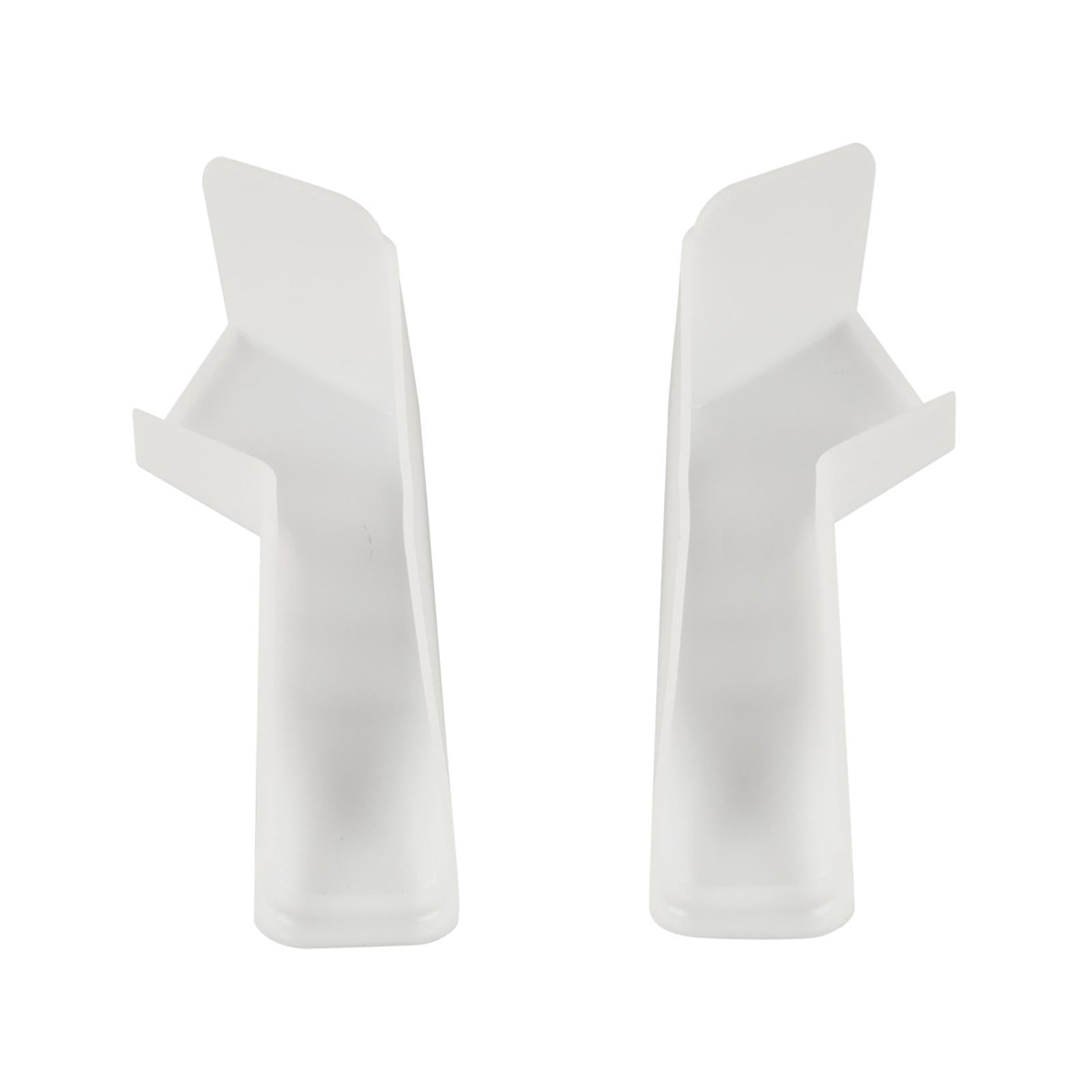 4 Pieces RV Rain Gutter Spouts RV Extended Rain Gutter for Trailer Accs